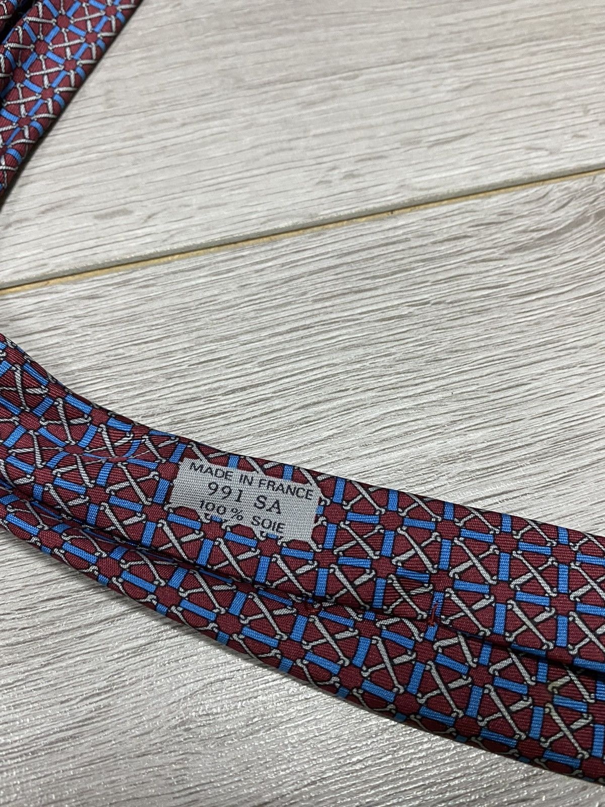 Hermes Hermes vintage silk tie patterns France Size ONE SIZE - 4 Thumbnail