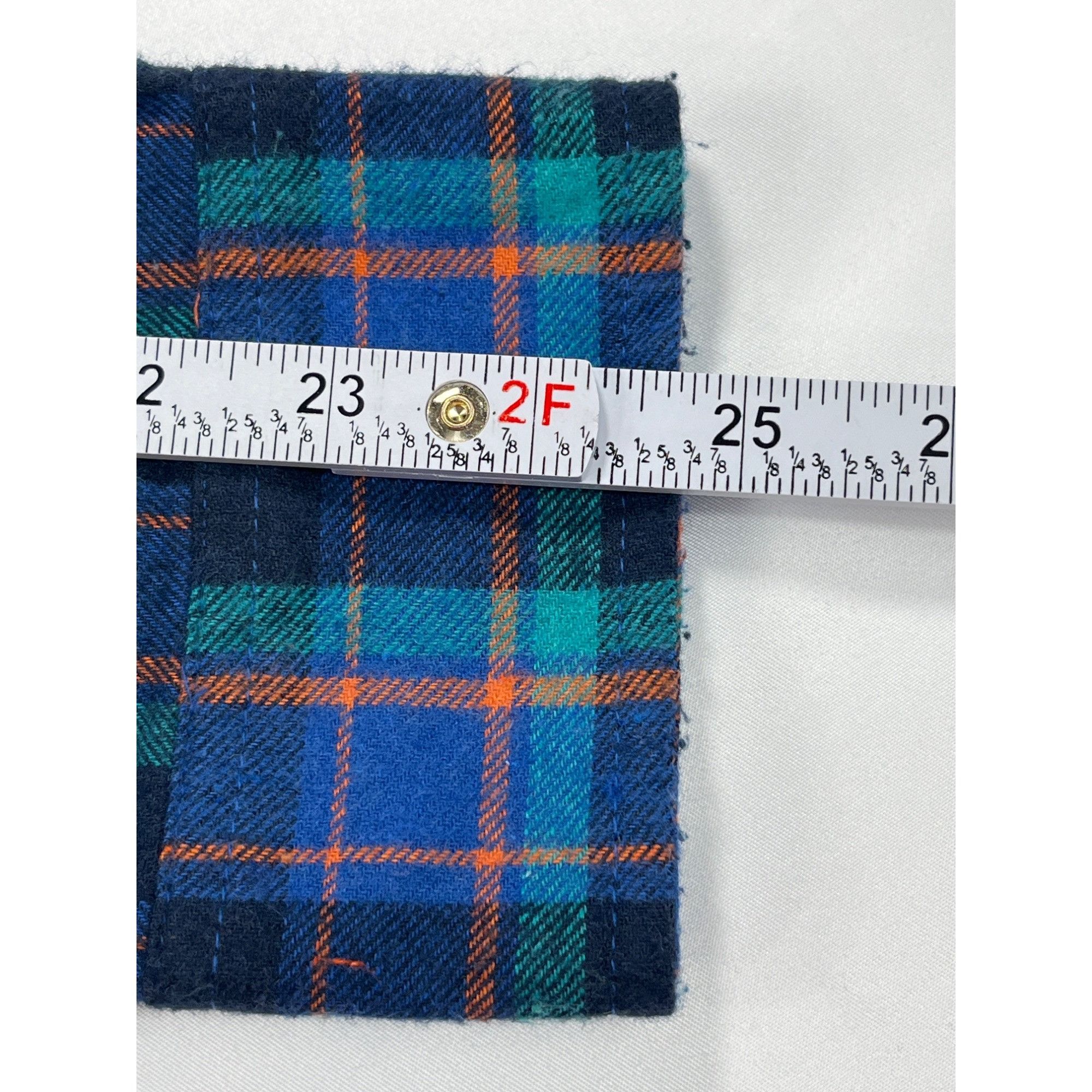 Designer Knox And Lane SKU 7584 Mens Flannel Plaid Shirt Blue and Gre Size US L / EU 52-54 / 3 - 7 Thumbnail