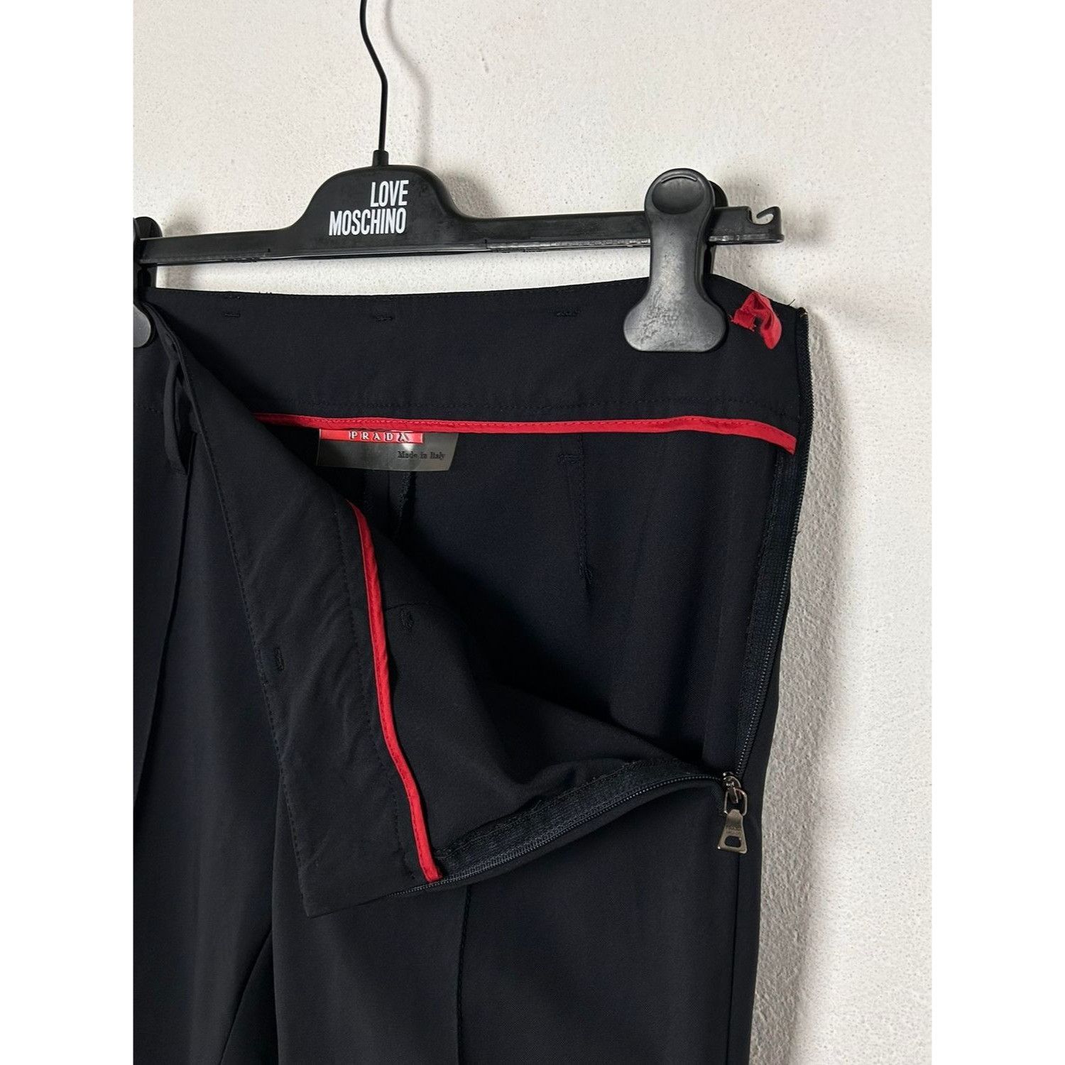 Prada Vintage WMN'S Prada Lightweight Pants In Black Size 28" / US 6 / IT 42 - 4 Thumbnail
