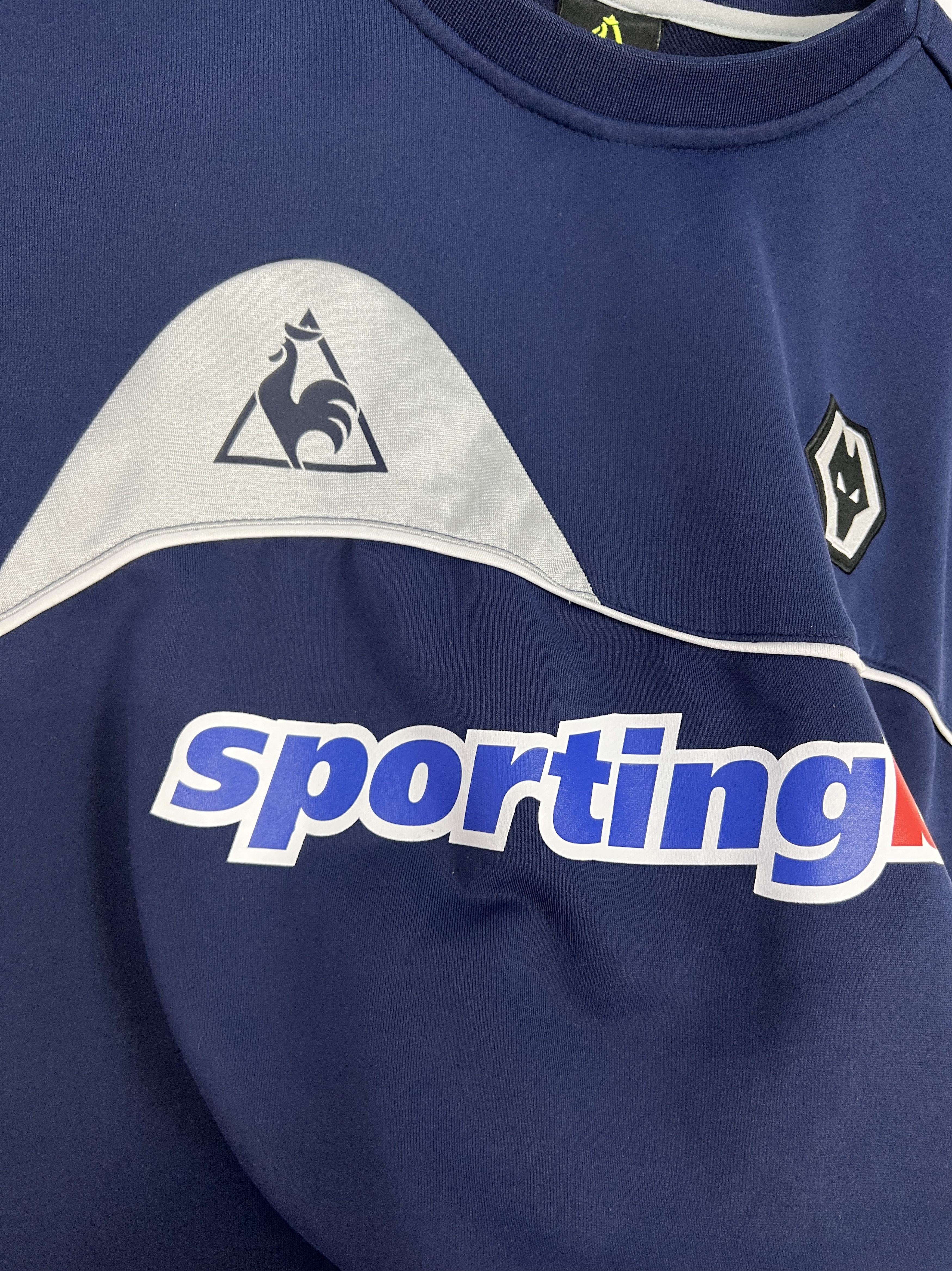 Le Coq Sportif Vintage Wolverhampton Wanderers Wolves Football Sweatshirt Size US L / EU 52-54 / 3 - 4 Thumbnail
