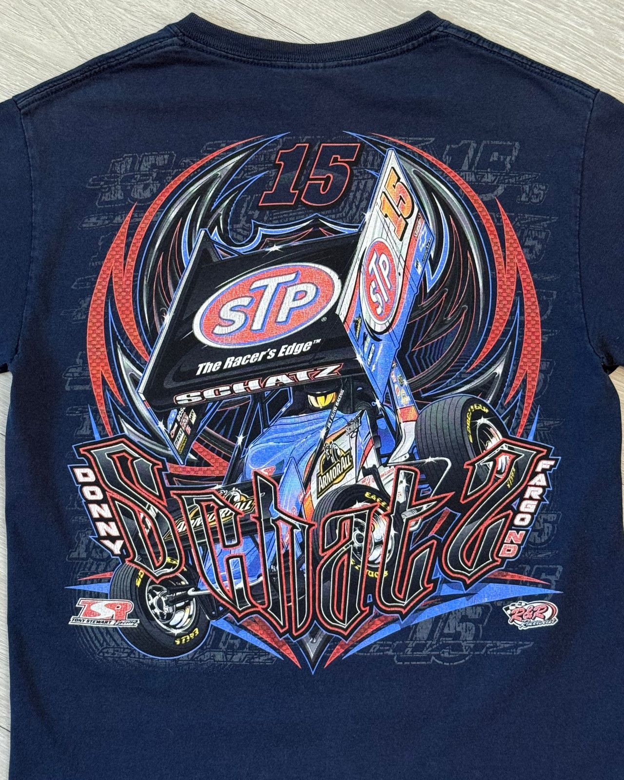 Vintage Rare Vintage Y2K Donny Schatz Sprint Car Racing TShirt Small Size US S / EU 44-46 / 1 - 4 Thumbnail