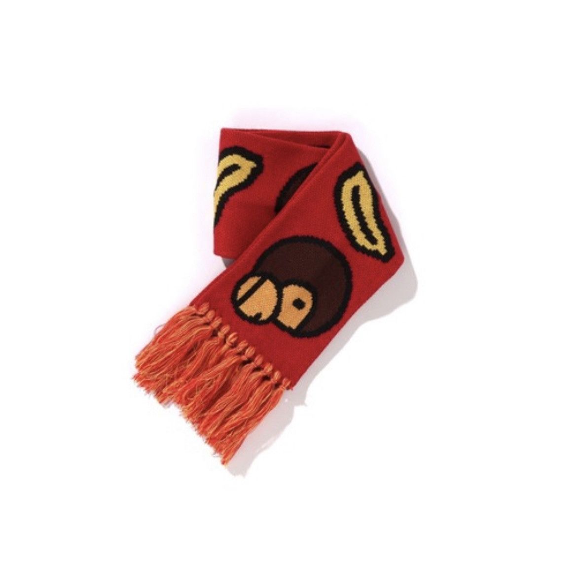 Bape Bape BANANA MILO WOOL MIX KNIT SCARF KIDS Size ONE SIZE - 1 Thumbnail