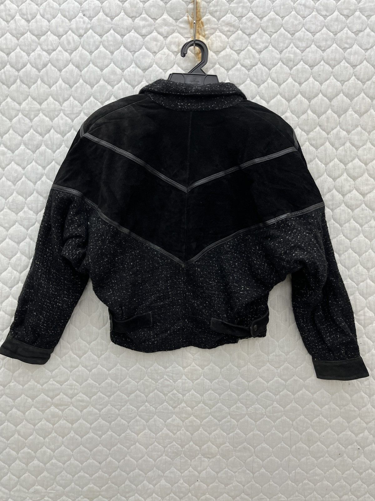 Hypebeast 💥💥💥STEALS DAVID BENJAMIN LEATHER WOOL BATWING JACKET Size S / US 4 / IT 40 - 8 Thumbnail
