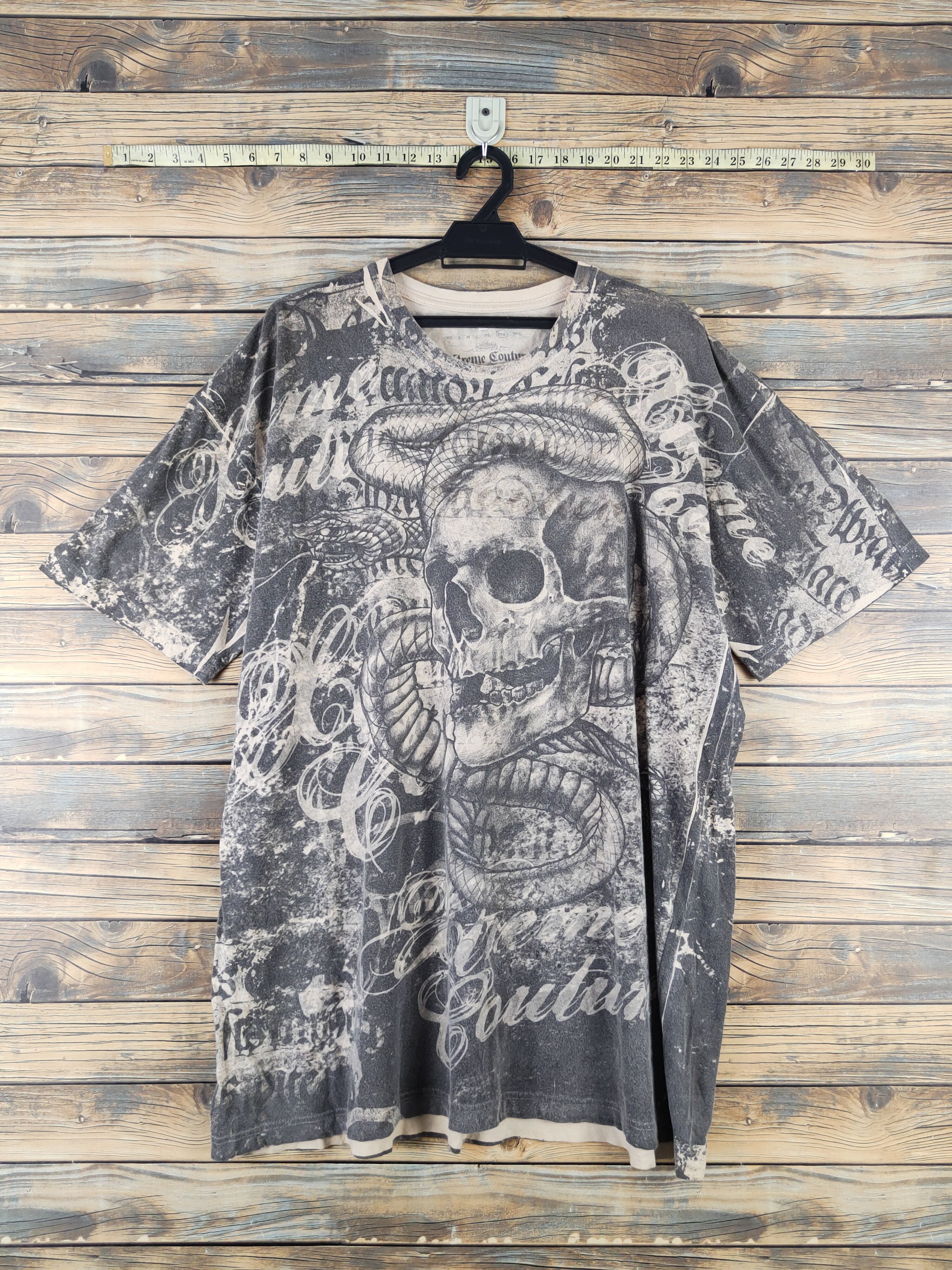 Seditionaries DL Xtreme Couture skull Short Sleeve T-shirt #865 Size US XXL / EU 58 / 5 - 1 Thumbnail