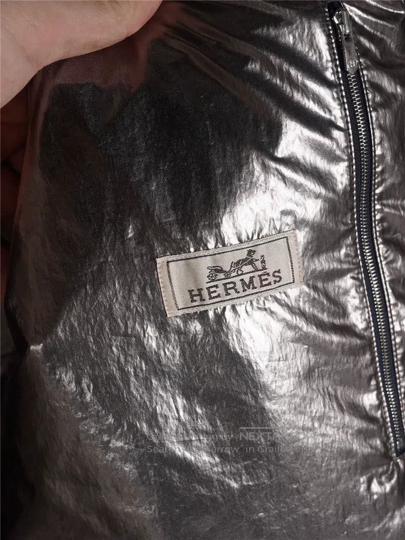 Hermes Hermes Men's Hooded Down Jacket Size US XXL / EU 58 / 5 - 5 Thumbnail