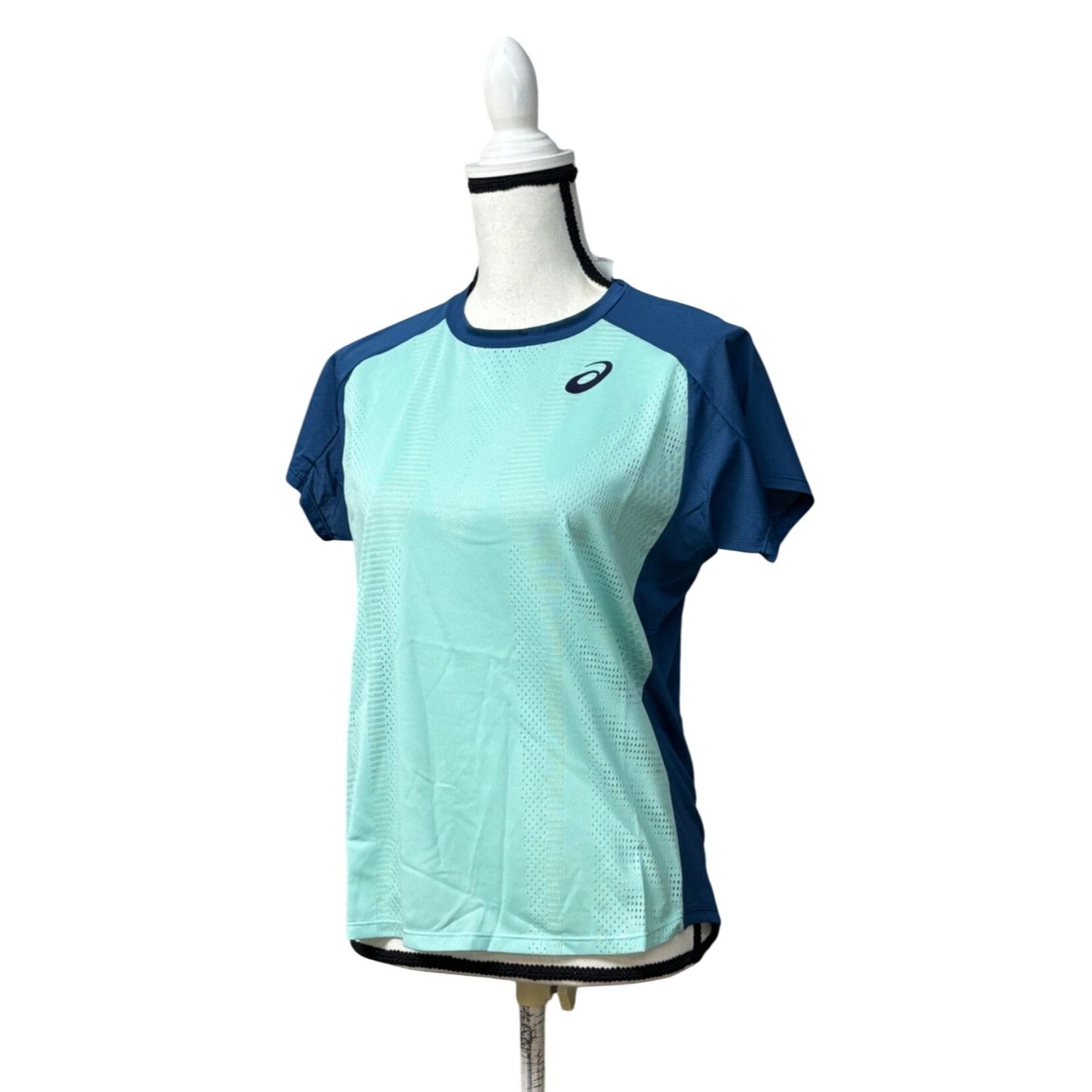 Asics ASICS Women’s Match Graphic Short Sleeve T-shirt, Oasis Gree Size L / US 10 / IT 46 - 3 Thumbnail
