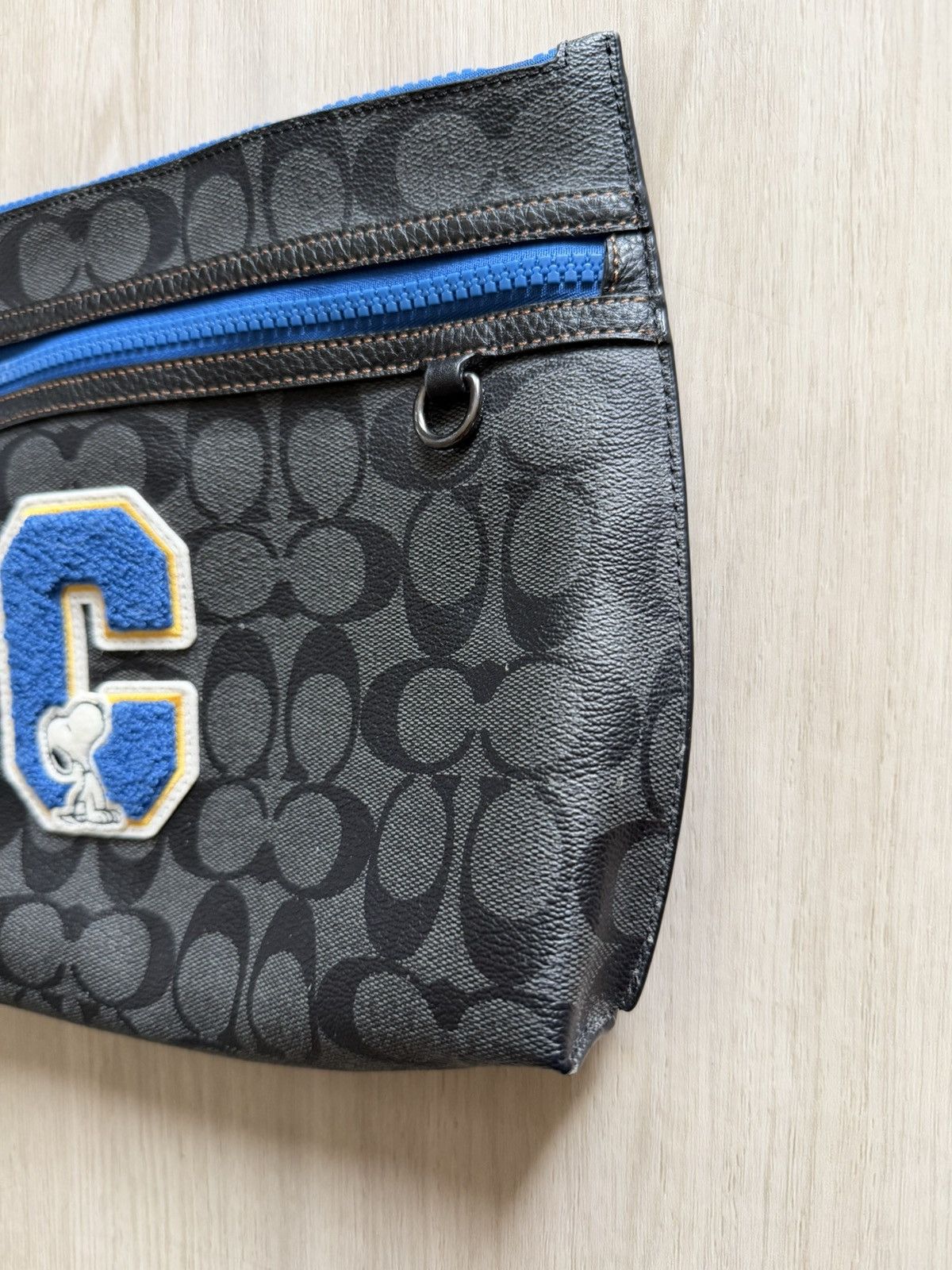 Coach Coach X Peanuts Carryall Pouch Signature Canvas Snoopy Blue Size ONE SIZE - 3 Thumbnail