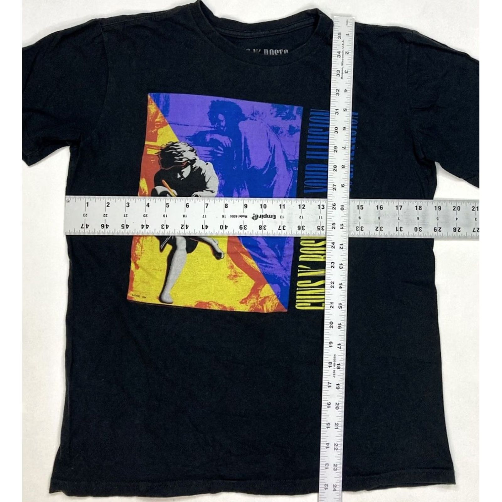 Vintage Guns N' Roses Use Your Illusion Graphic T-shirt Women Small Black Music Shirt Size S / US 4 / IT 40 - 5 Thumbnail