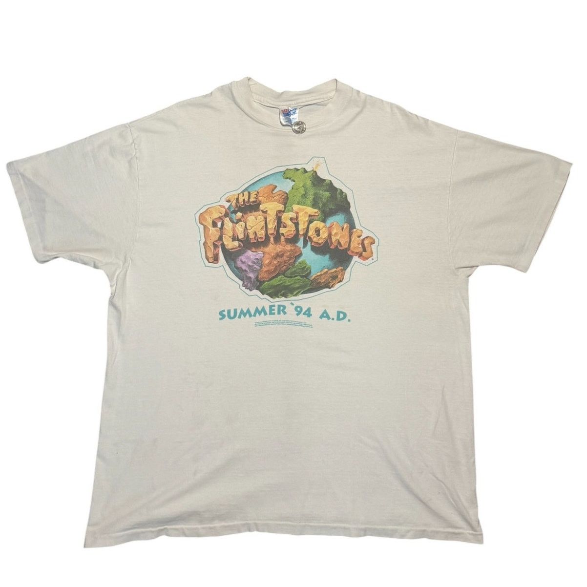 Hanes Vintage 1994 The Flintstones Movie Promo T-Shirt XL Hanes Size US XL / EU 56 / 4 - 1 Thumbnail
