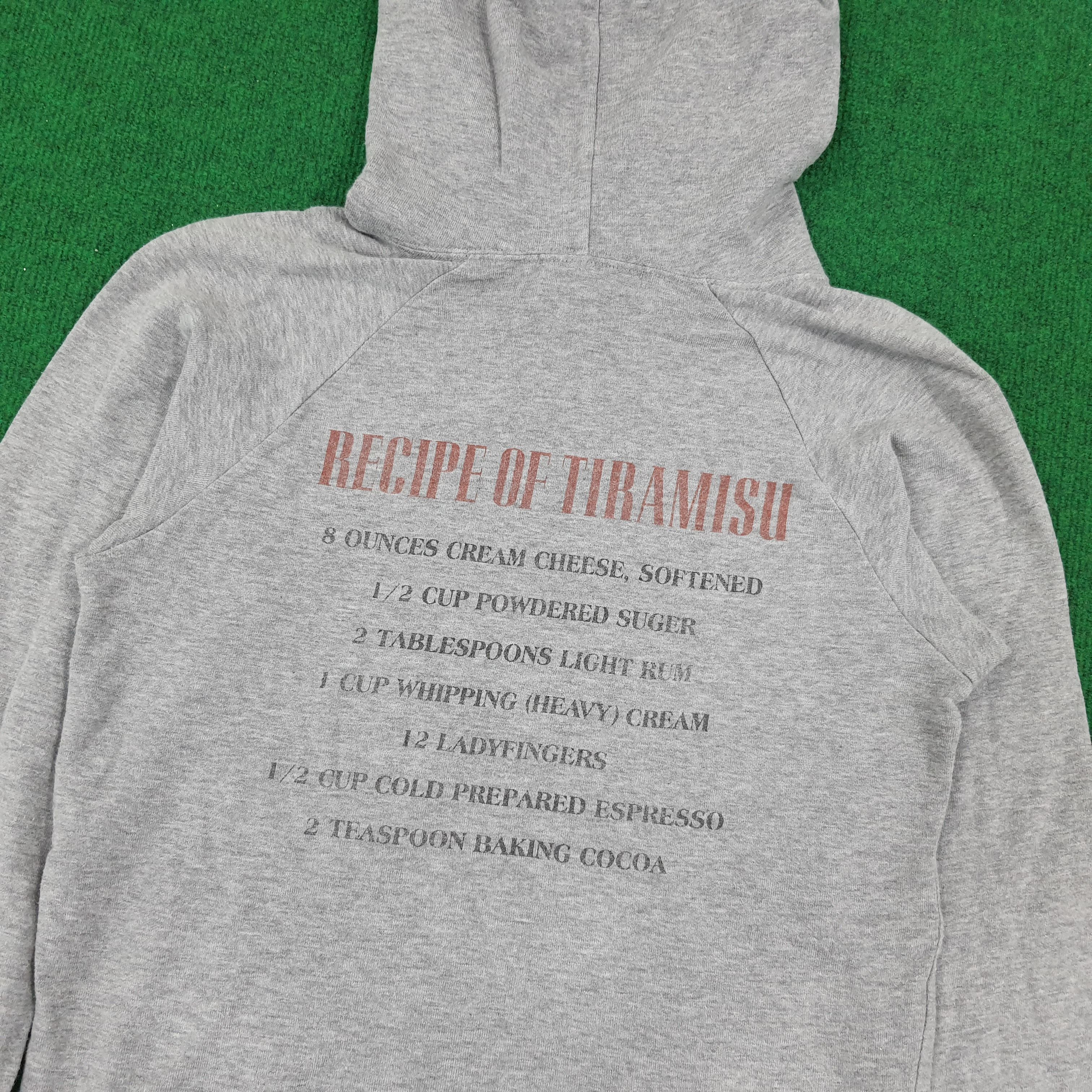 Hysteric Glamour × Japanese Brand × Vintage Vintage Hysteric Glamour Recipe of Tiramisu Japan Hoodie Size US XS / EU 42 / 0 - 4 Thumbnail