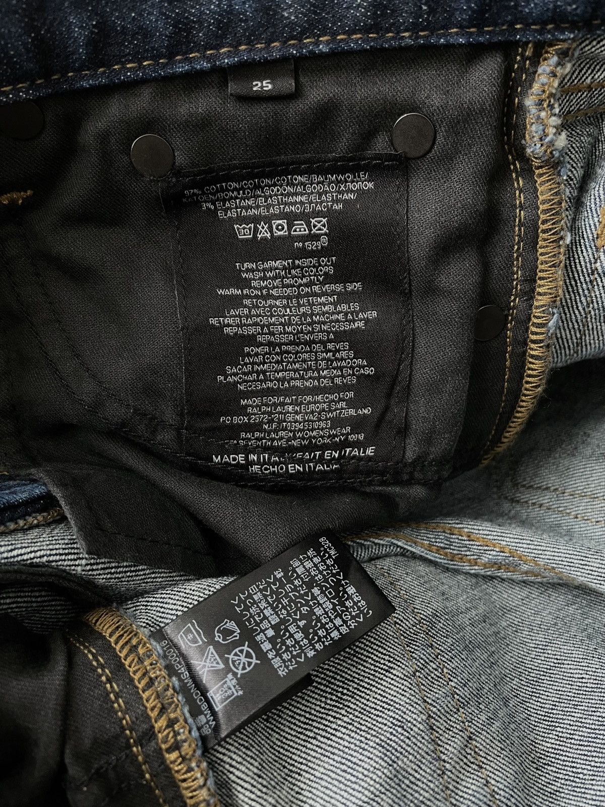 Polo Ralph Lauren Polo Ralph Lauren Bikers Denim Jeans Size US 29 - 7 Thumbnail