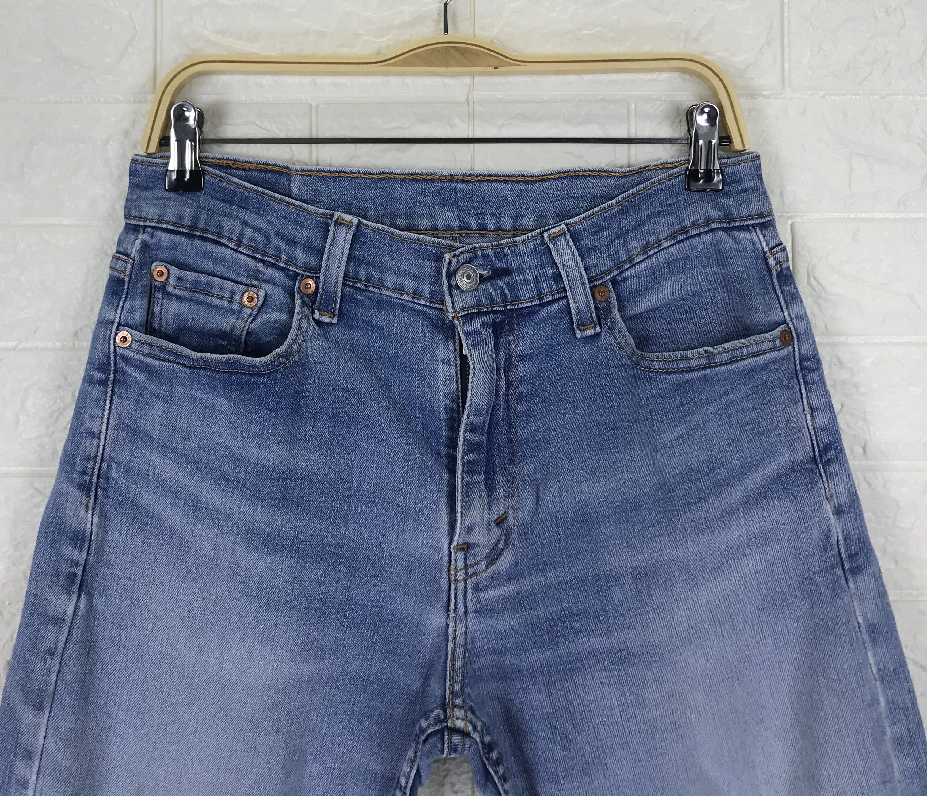 Levi's Vintage Levi's 513 Blue Washed Jeans Size US 30 / EU 46 - 2 Thumbnail
