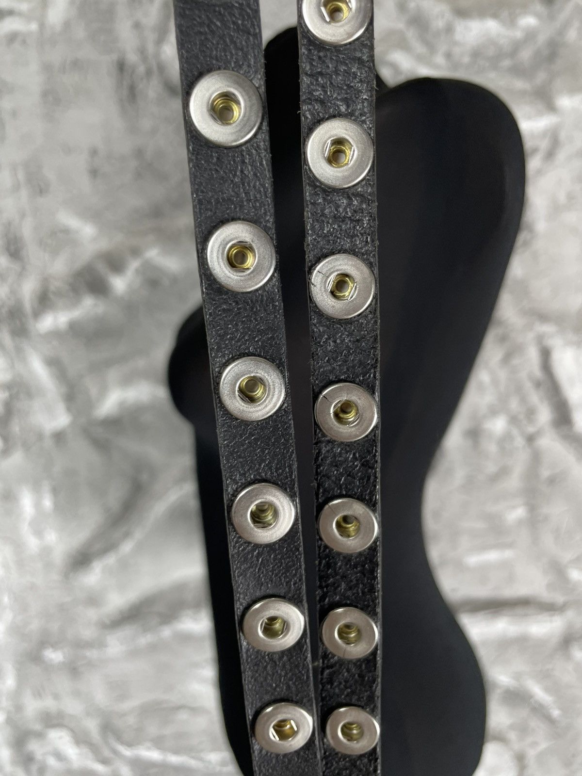 Alexander McQueen McQ Alexander McQueen Rare Rivets Archive Double Belt Size ONE SIZE - 18 Thumbnail