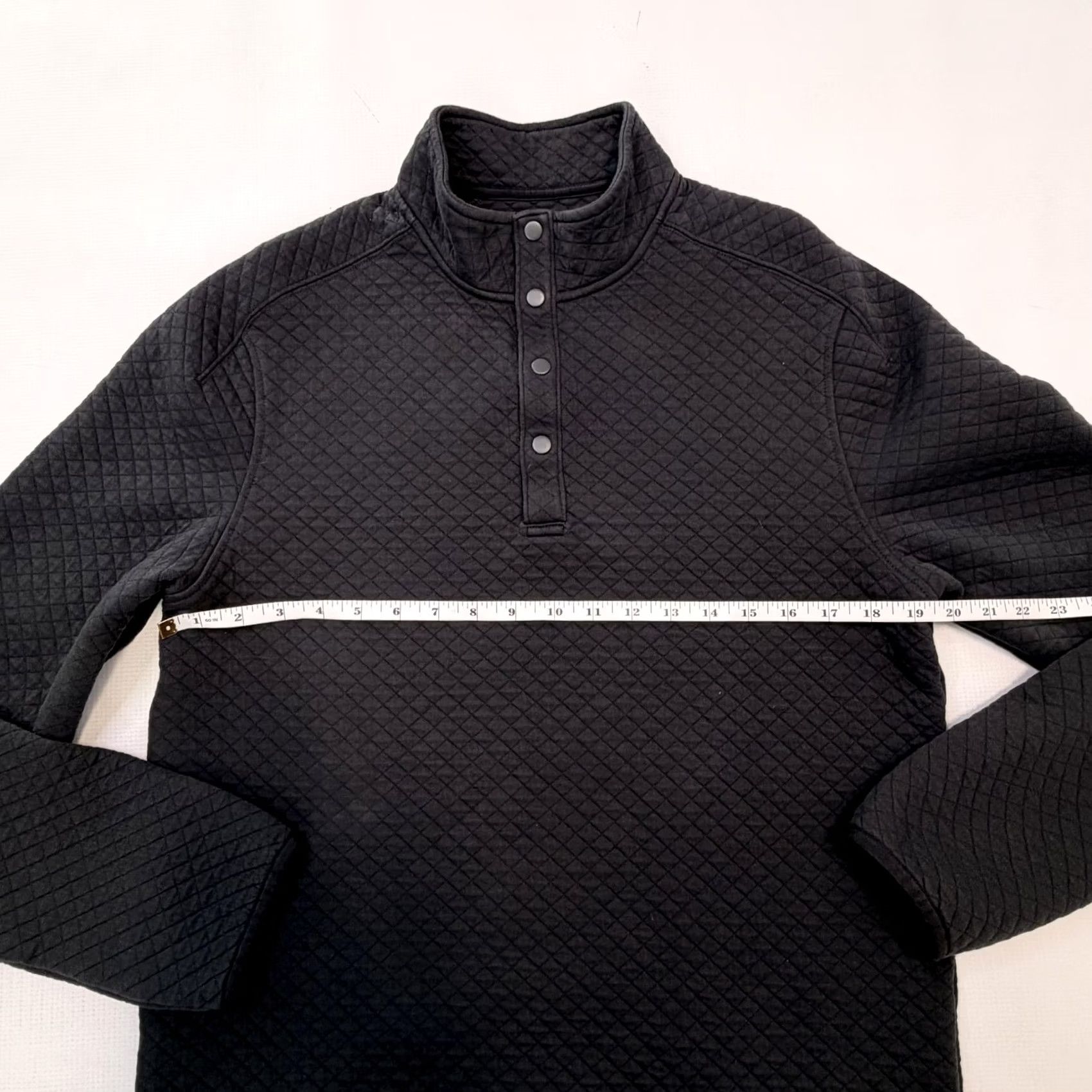 Rhone Rhone Mens Pullover Gray Snap Mock Neck Quilted Long Sleeve Sweatshirt M Size US M / EU 48-50 / 2 - 3 Thumbnail