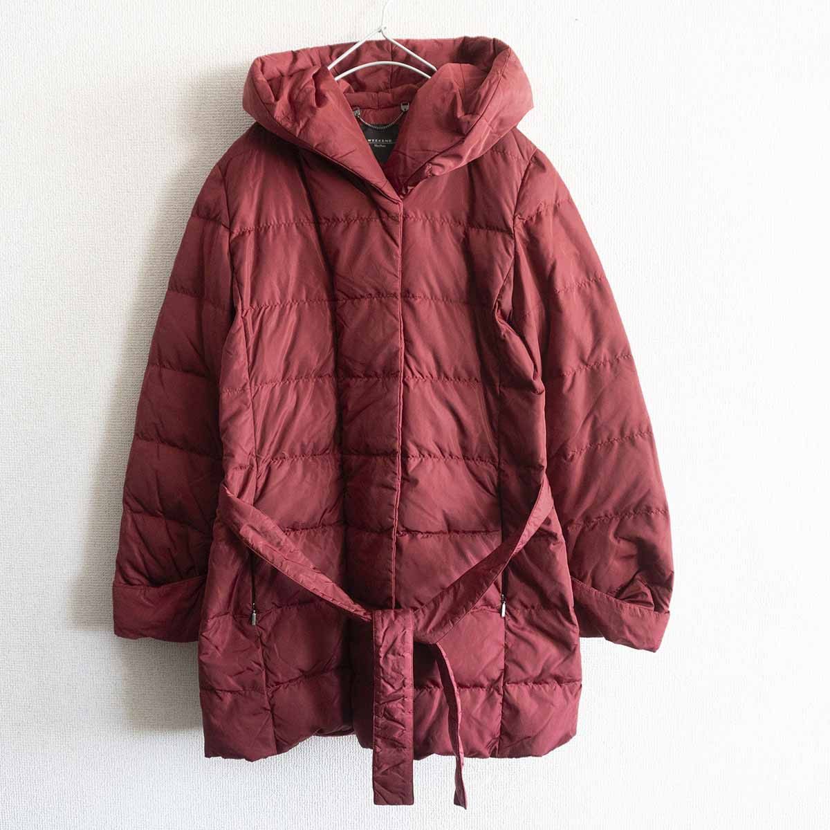 Vintage MAX MARA WEEKEND Belted Down Jacket Size 38 Size US M / EU 48-50 / 2 - 1 Thumbnail