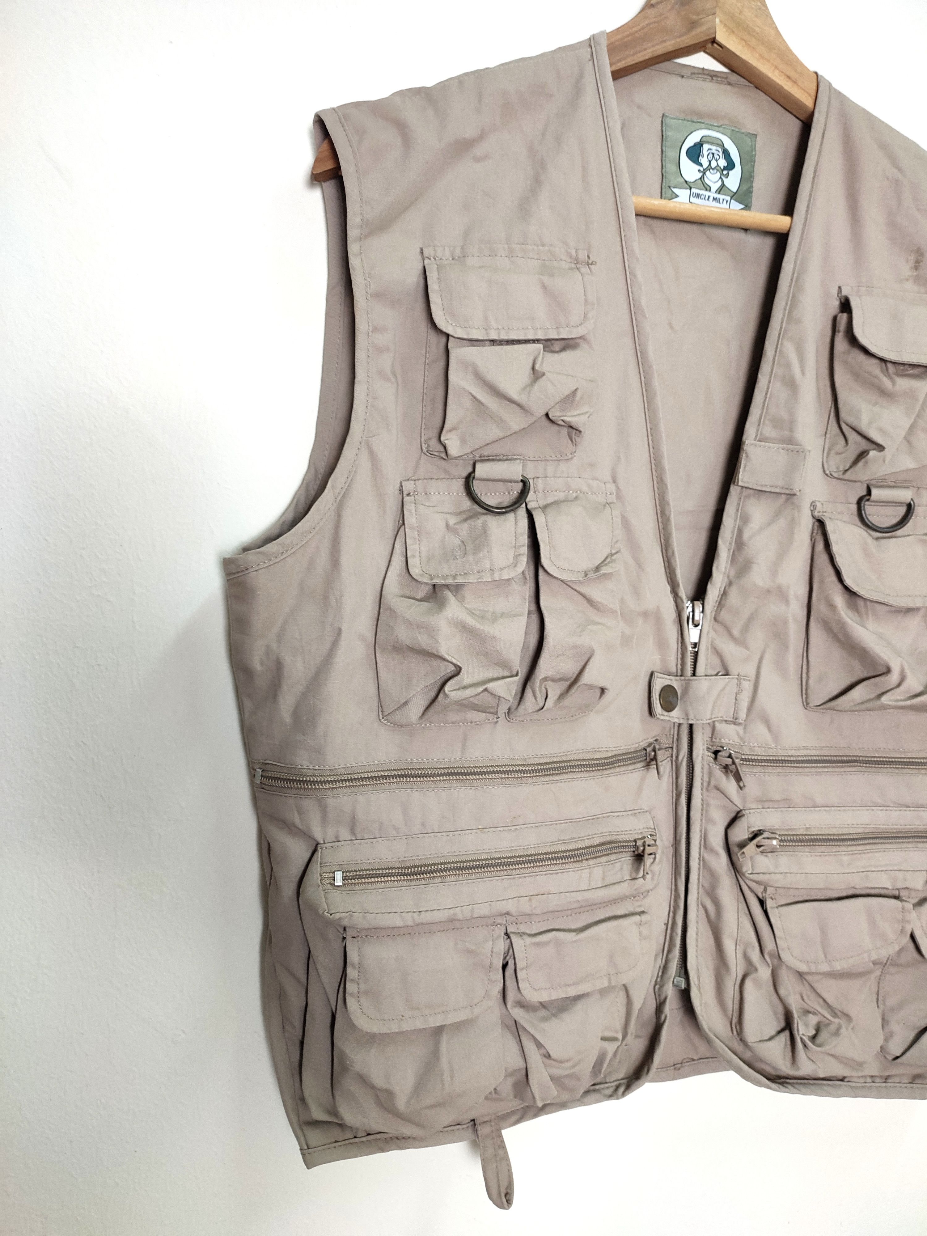 Vintage Vintage Beige Multi-Pocket Vest Size US M / EU 48-50 / 2 - 3 Thumbnail