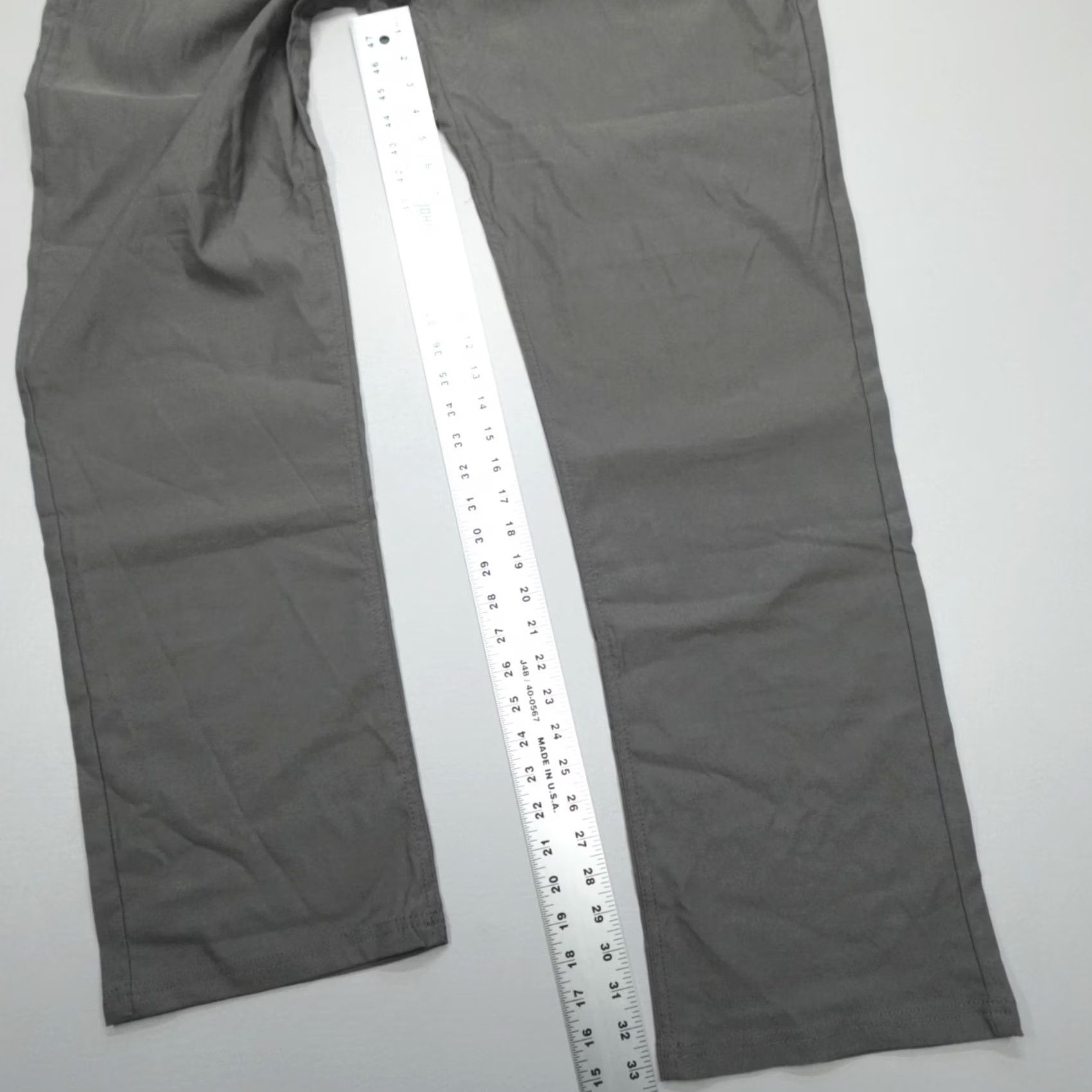 Prana prAna Brion Stretch Slim Fit Tapered Leg Pants II 42x34 Dark Iron DWR Mens Pants Size US 42 / EU 58 - 6 Thumbnail