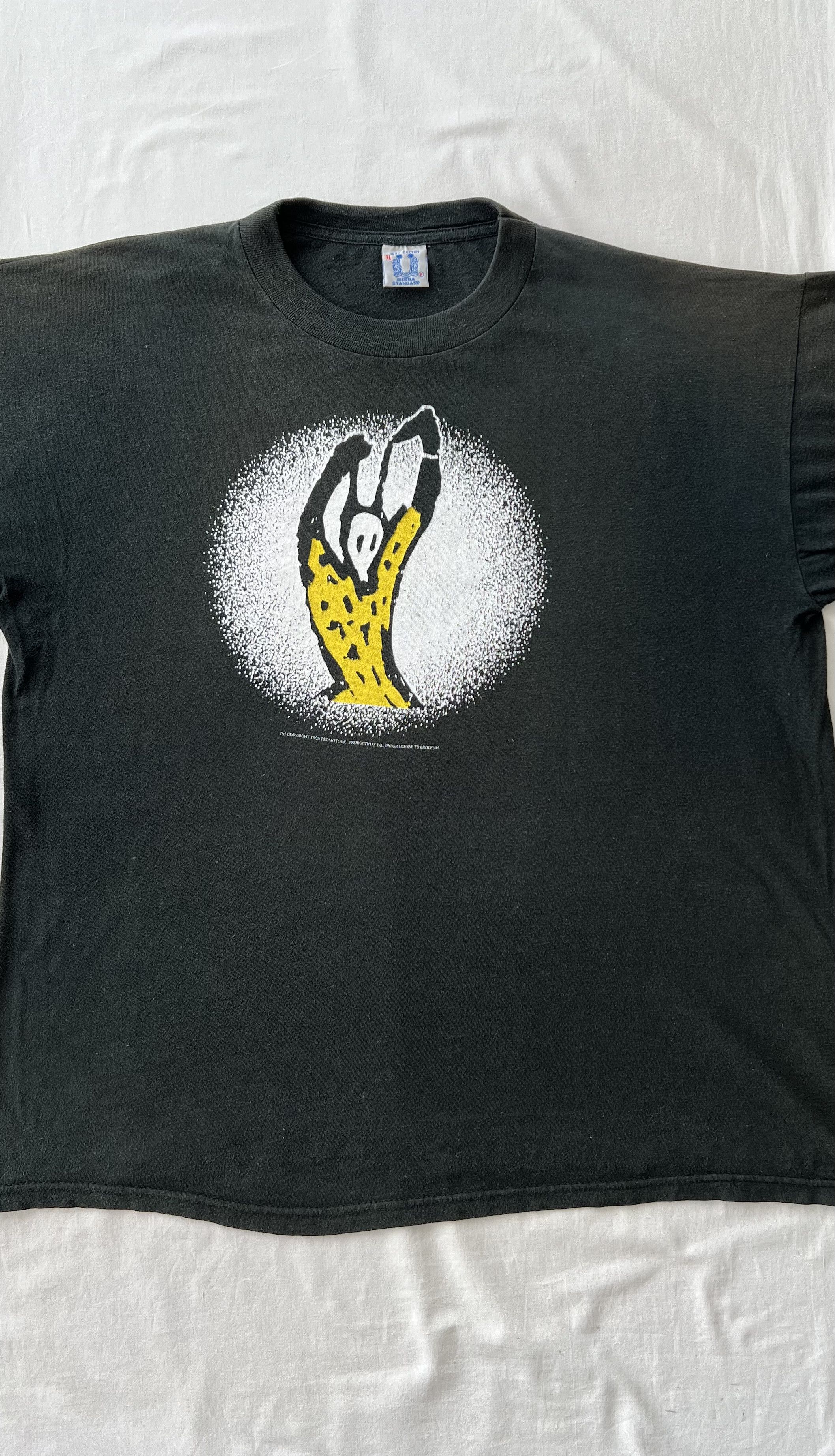 Band Tees Vintage 1995 The Rolling Stones Voodoo Lounge Black T-shirt Size US XL / EU 56 / 4 - 5 Thumbnail