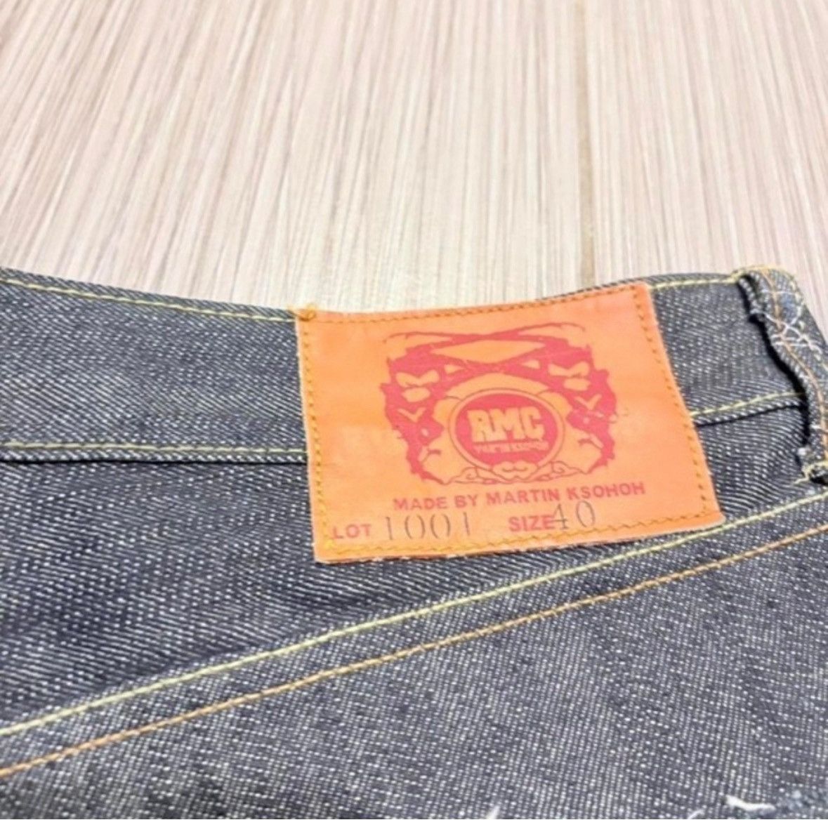 Red Monkey Vintage Patchwork RMC Geisha Bondage denim shorts 34 Size US 40 / EU 56 - 4 Thumbnail