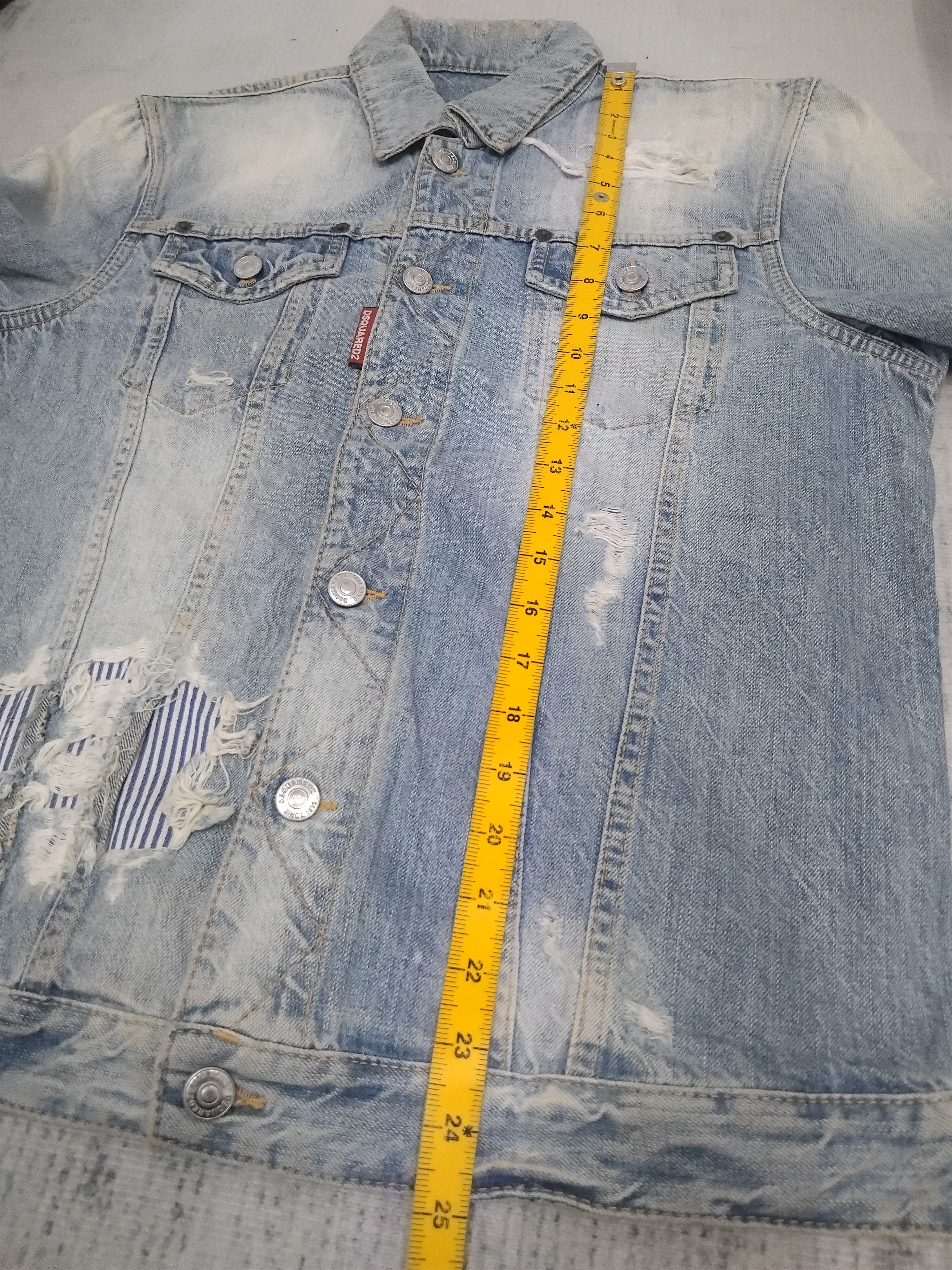 Dsquared2 💥Dsquared2 made in Italy stonewash distressed jacket Size US M / EU 48-50 / 2 - 7 Thumbnail