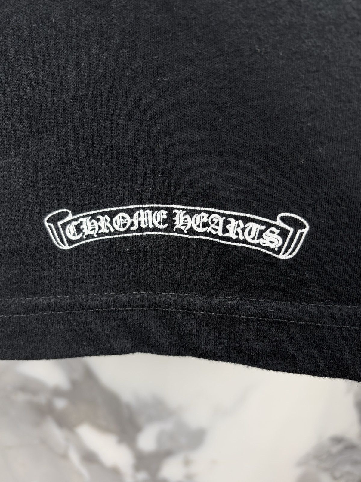 Chrome Hearts Chrome Hearts Plus Cross Circle Logo Pocket Tshirt Size US L / EU 52-54 / 3 - 5 Thumbnail