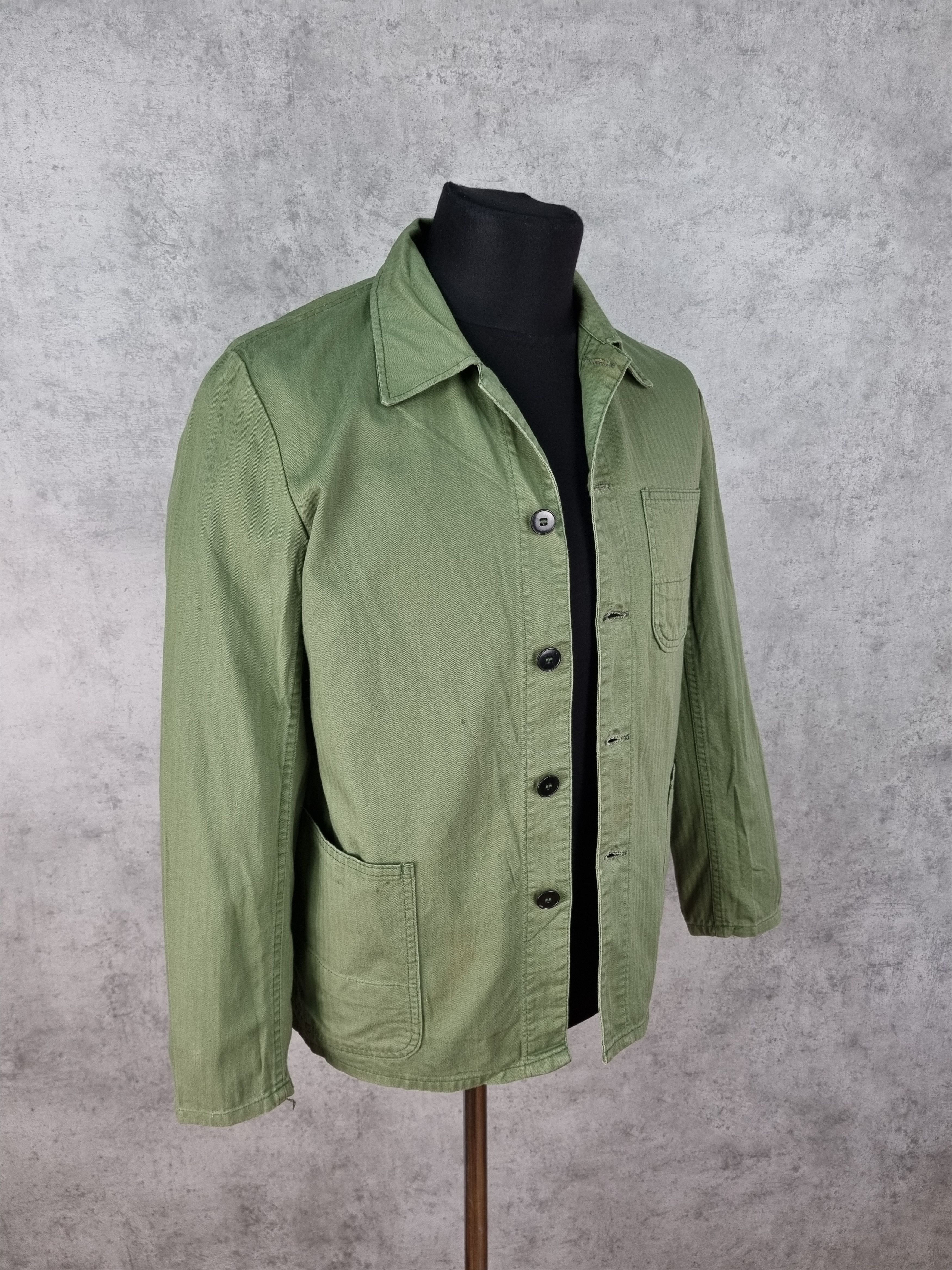 Le Laboureur × Vetra 90s Sanfor Worker Military French Chore Light Jacket Size US M / EU 48-50 / 2 - 21 Thumbnail