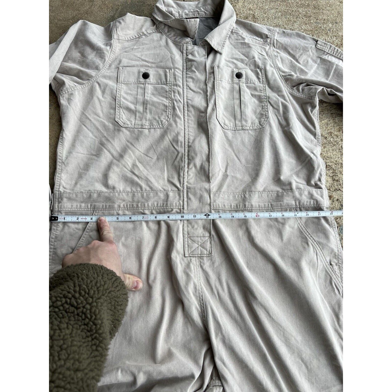 Patagonia Patagonia Women’s Shop Coveralls Pumice XL Used Size 36" / US 14 / IT 50 - 18 Thumbnail