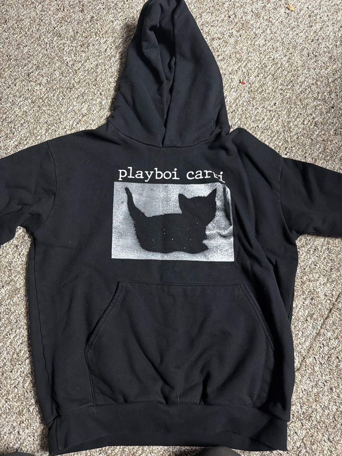 Playboi carti black cat hoodie