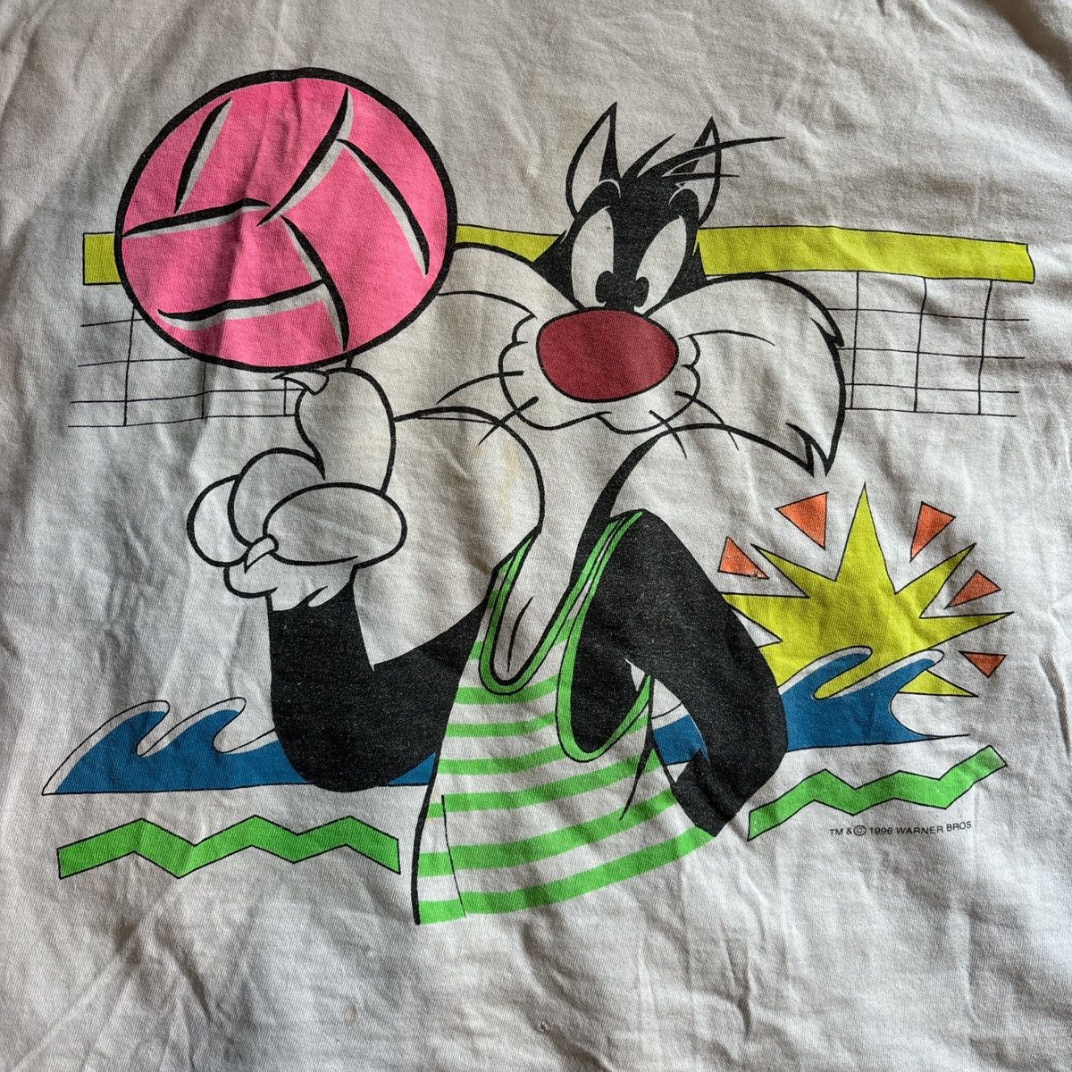 Vintage × Warner Bros 1996 looney tunes Sylvester tee Size US XL / EU 56 / 4 - 2 Thumbnail