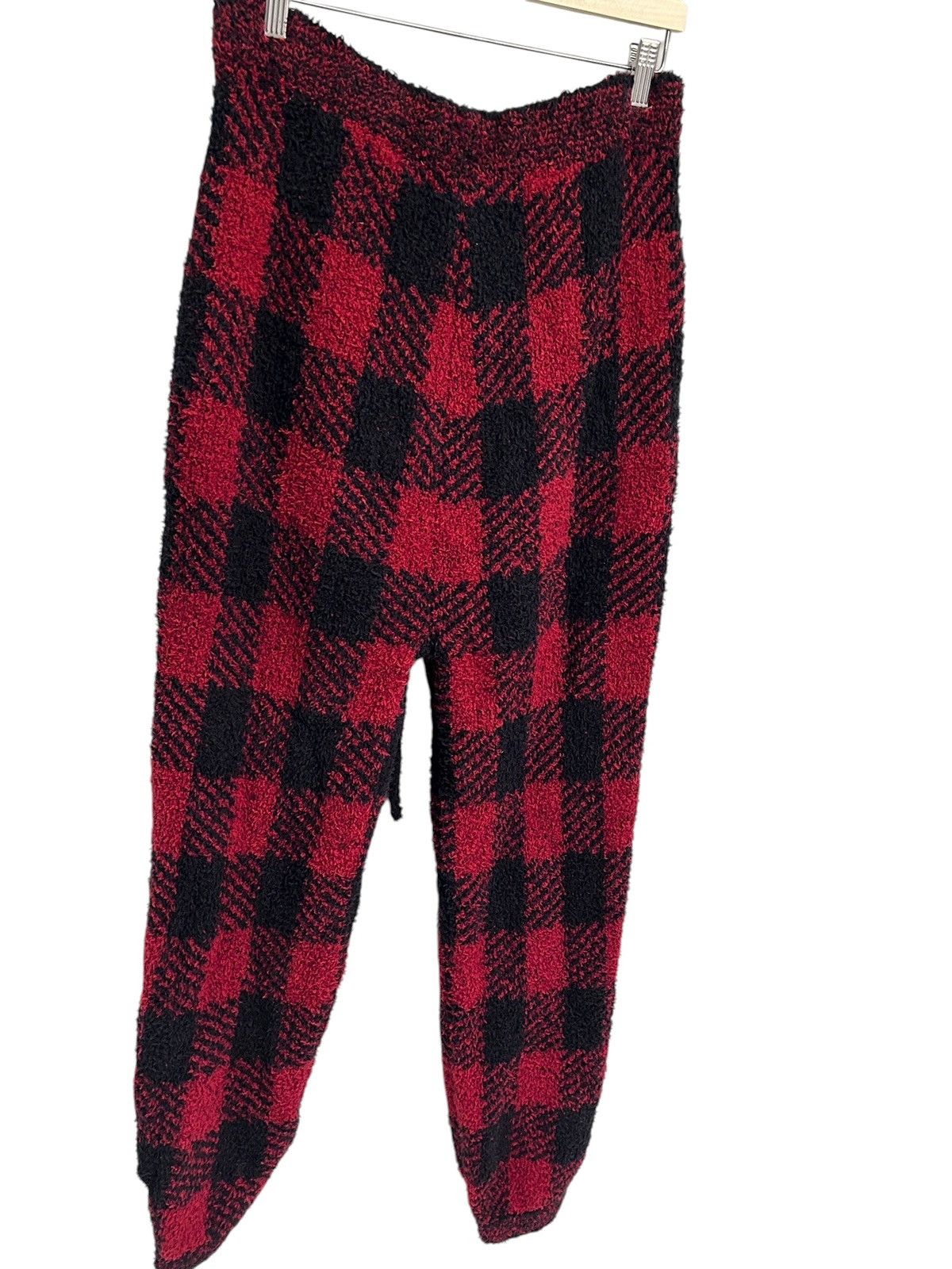 SKIMS Skims Unisex Cozy Jogger In Brick Buffalo Check Size L/XL Size 34" / US 12 / IT 48 - 1 Thumbnail