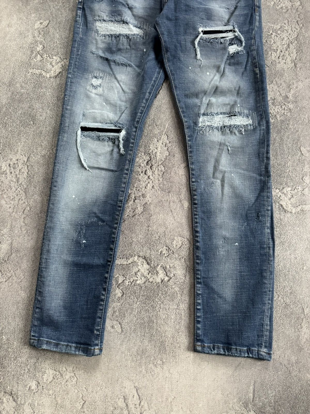 Dsquared2 Dsquared2 48size distressed denim pants trousers jeans Y2K Size US 34 / EU 50 - 6 Thumbnail