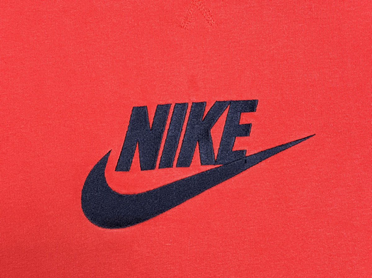 Nike × Vintage Vintage Nike Big Logo Sweatshirt Size US L / EU 52-54 / 3 - 4 Thumbnail