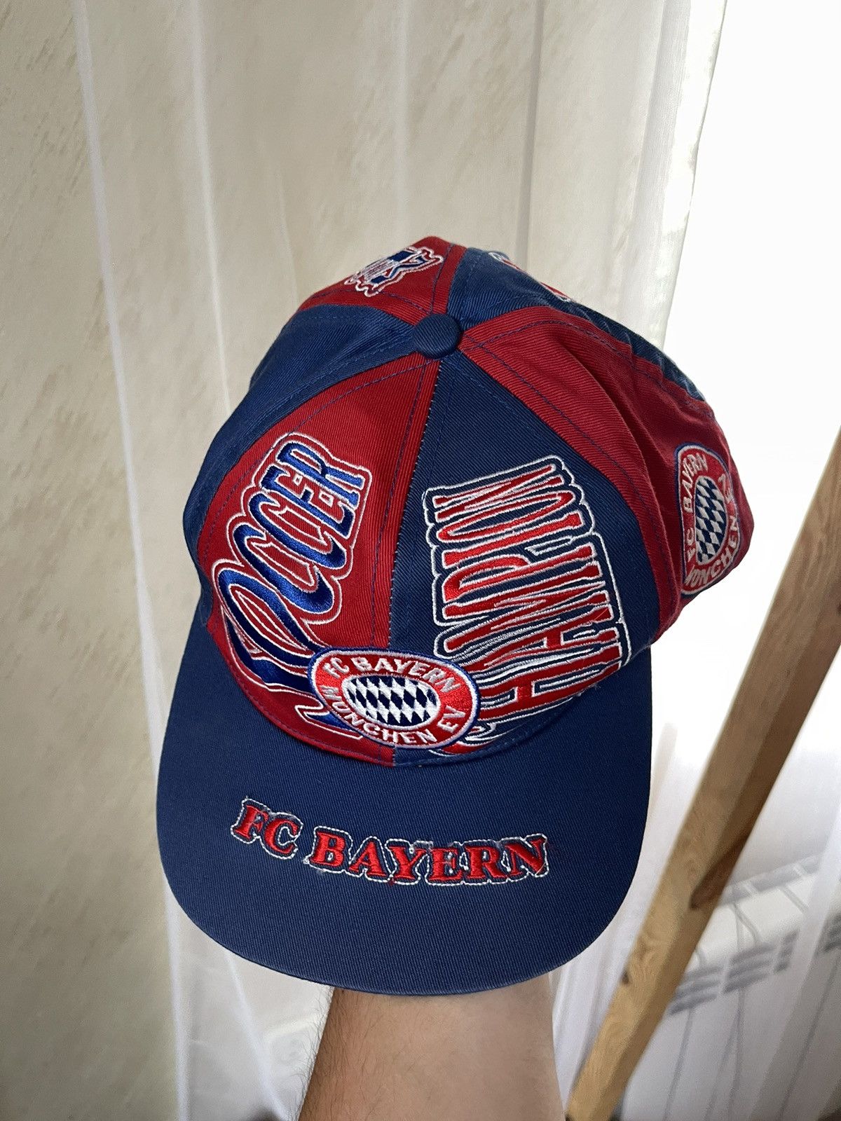 Vintage Retro FC Bayern Munchen Vintage 90s Embroidered Soccer Cap Size ONE SIZE - 9 Thumbnail