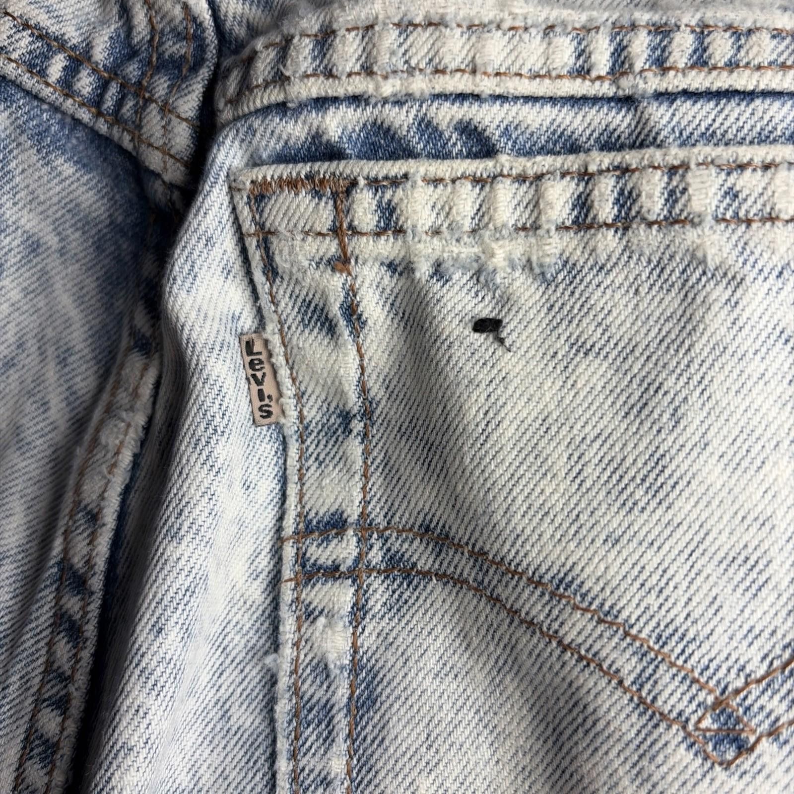 Levi's Vintage 80s Levis 506 Jeans Mens Size 11 Acid White Tab VTG Size US 32 / EU 48 - 9 Thumbnail