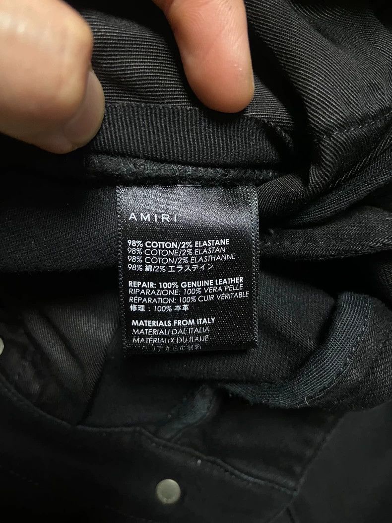 Amiri Amiri mx1 black patchwork leather jeans Size US 30 / EU 46 - 5 Thumbnail