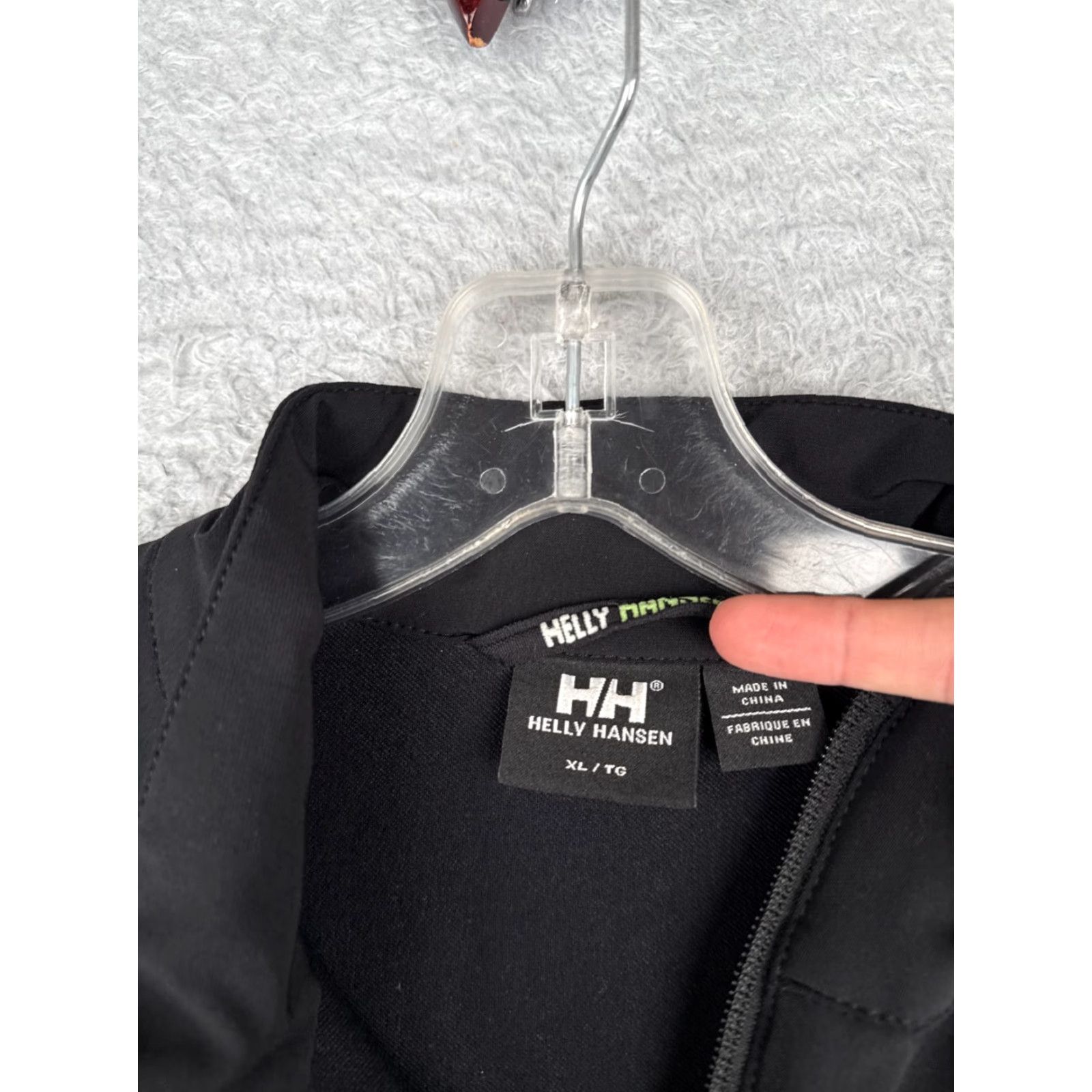 Helly Hansen Helly Hansen Jacket Womens Extra Large Black Full Zip Mock Neck Nylon Blend Size XL / US 12-14 / IT 48-50 - 7 Thumbnail