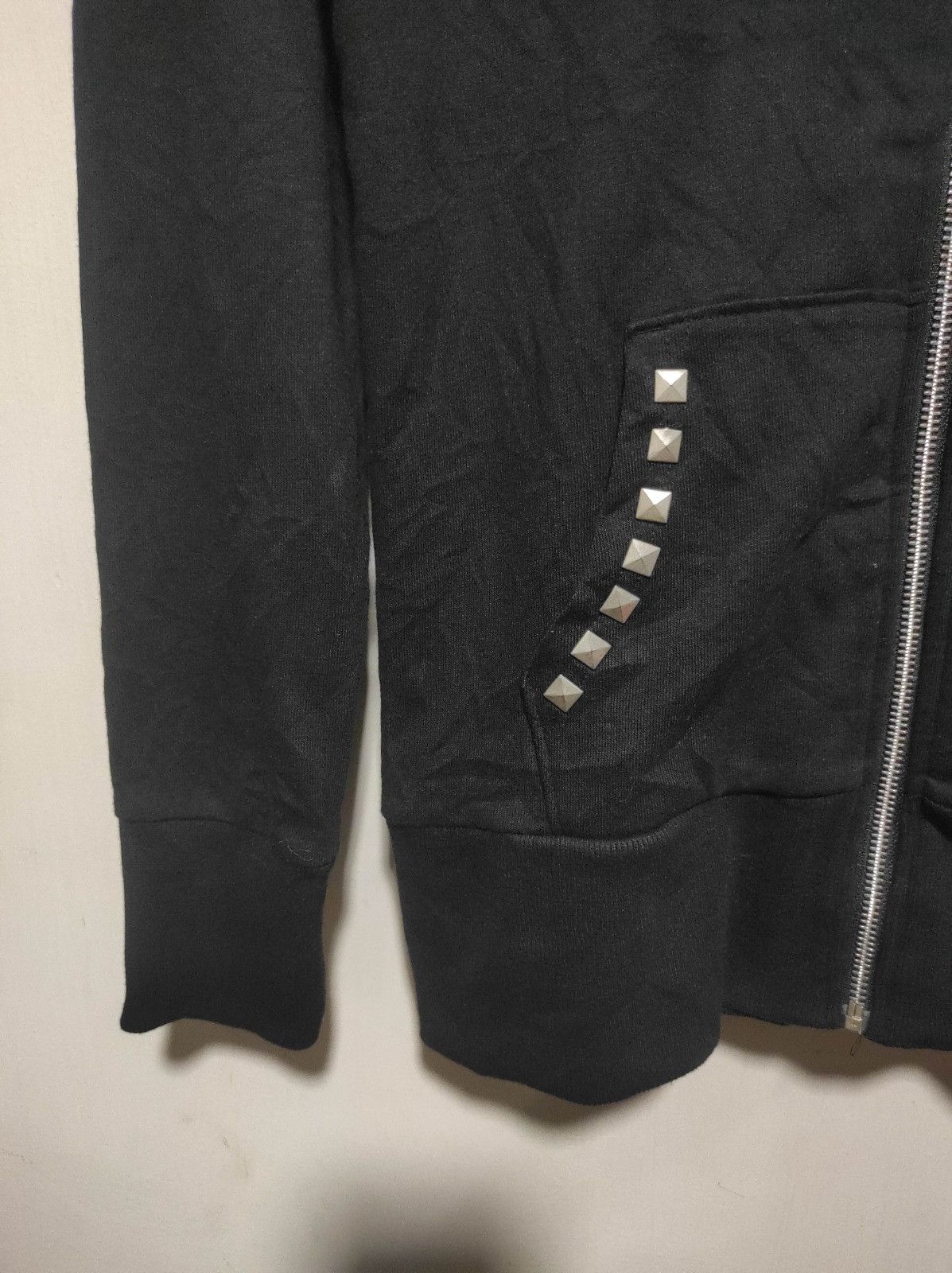 Japanese Brand Glad News Skull Studed zipper fur hoodie LGB style Size US S / EU 44-46 / 1 - 7 Thumbnail