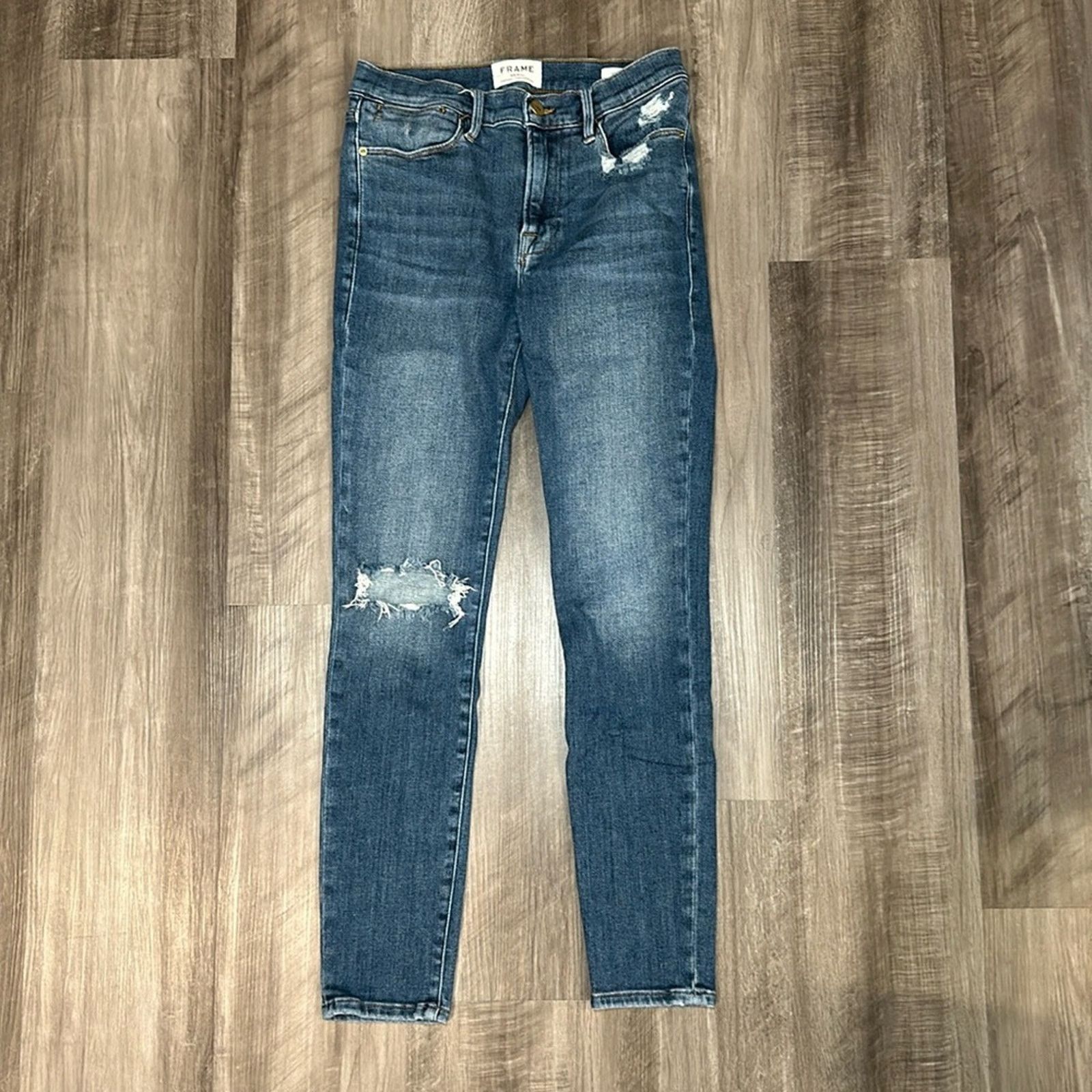Other Frame Denim Le High Skinny Jeans - 28 Size 28" / US 6 / IT 42 - 1 Thumbnail