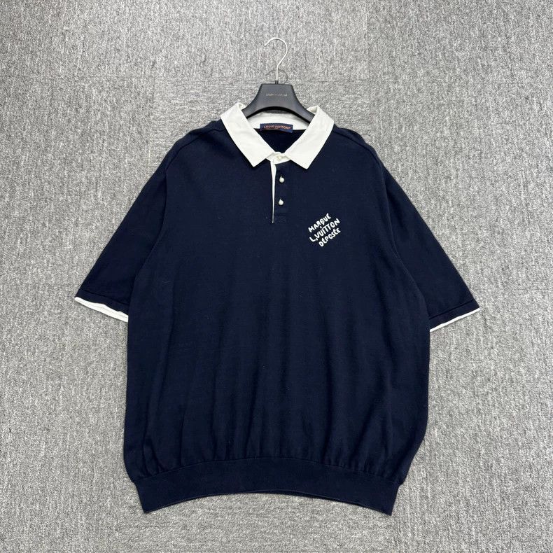 Louis Vuitton Louis Vuitton LV Embroidered Polo Shirt Size US L / EU 52-54 / 3 - 1 Thumbnail