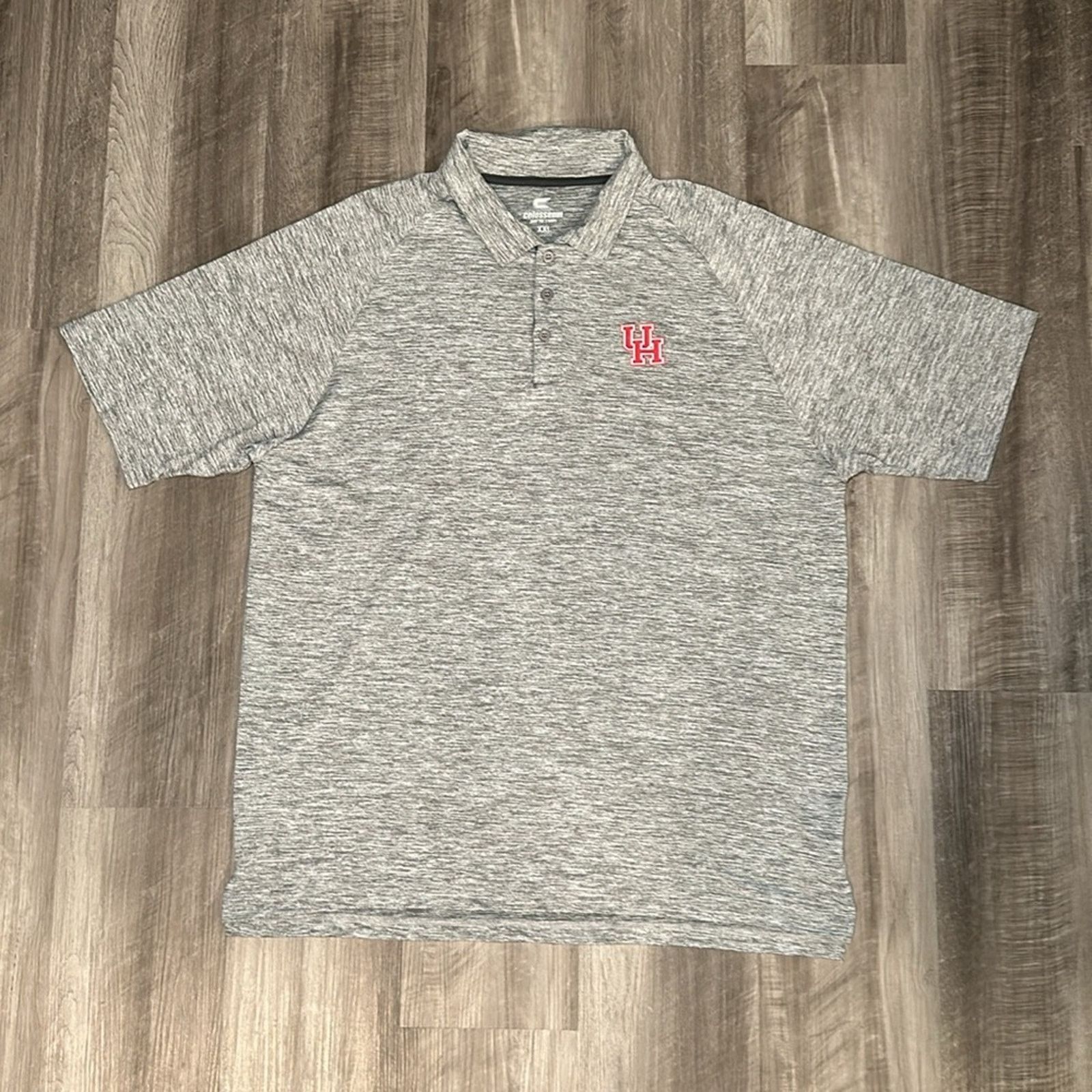 Colosseum Athletics Houston Cougars Colosseum Polo - 2XL Size US XXL / EU 58 / 5 - 2 Thumbnail
