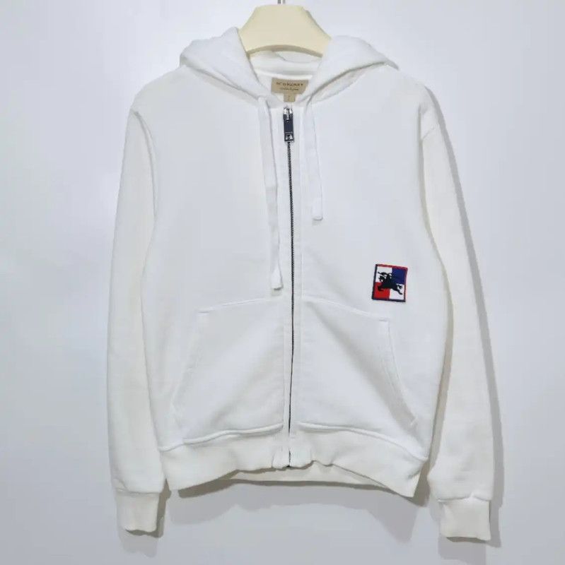 Burberry White Women's Cotton Hoodie