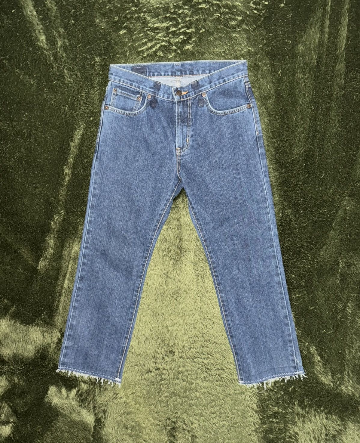 Edwin [30] EDWIN Japan Cutoff Minimal Denim Pants Size US 30 / EU 46 - 1 Thumbnail