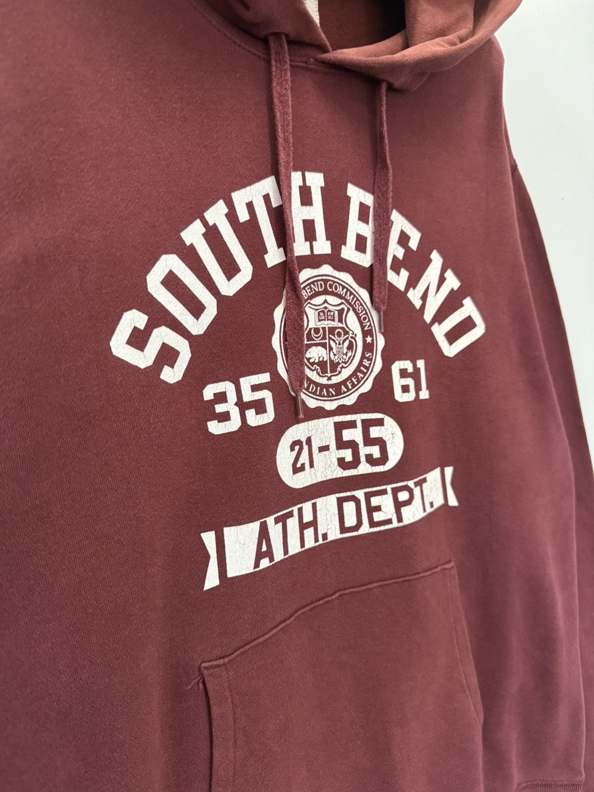 Champion 🔥 Champion Faded South Bend Streetwear Sweat Hoodie - L Size L / US 10 / IT 46 - 4 Thumbnail