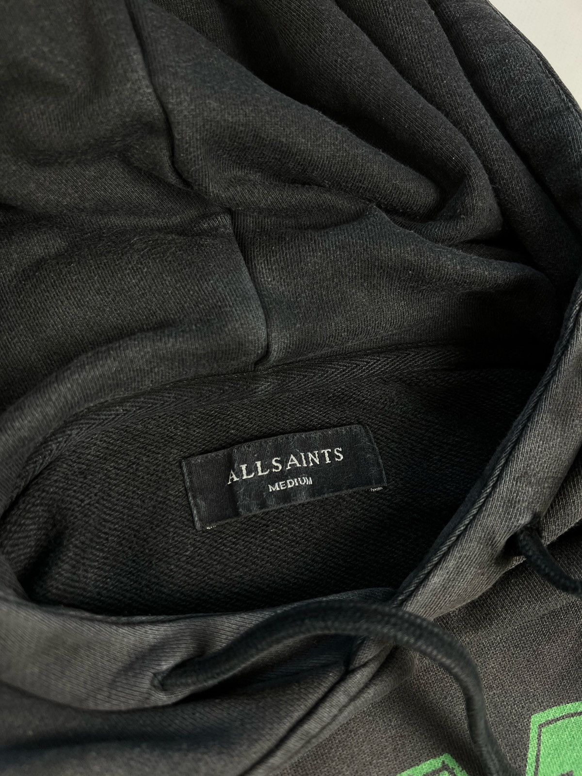 Allsaints × Vintage Allsaints Vintage Black hoodie skull deep trip Size US M / EU 48-50 / 2 - 4 Thumbnail