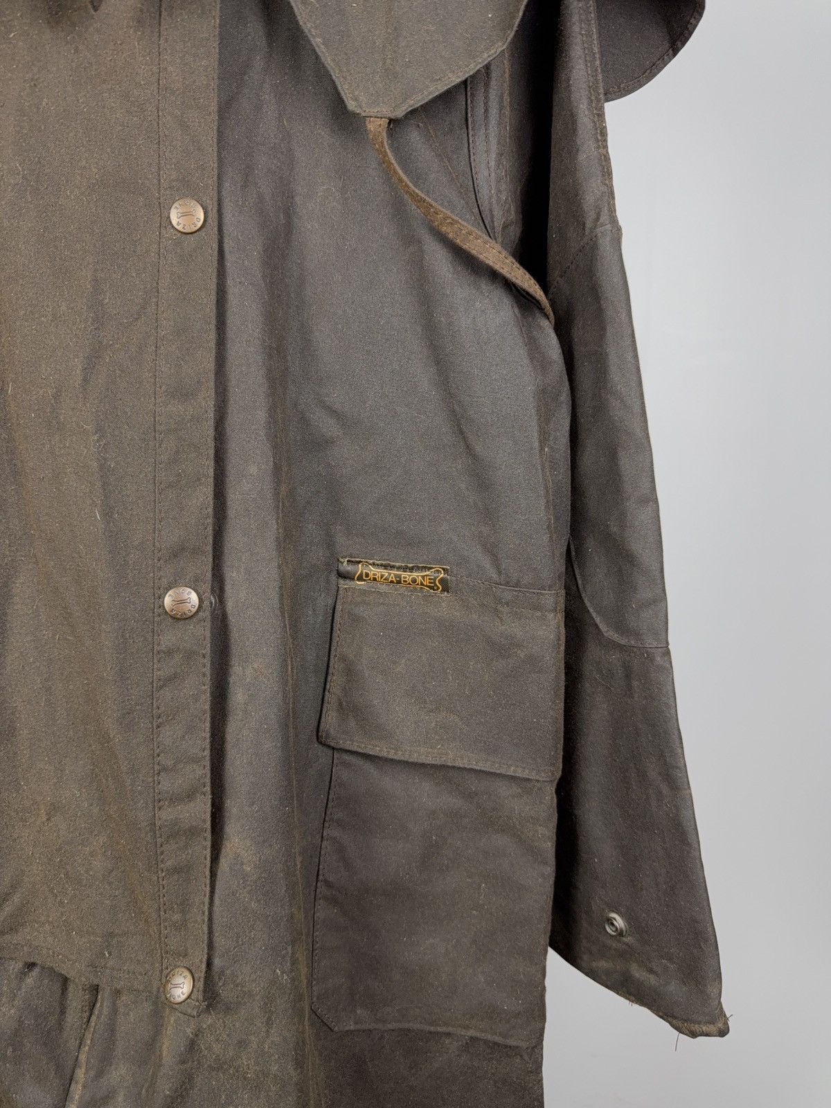 Vintage Vntg Driza-Bone Oilskin Riding Coat Australian Waxed Duster Size US M / EU 48-50 / 2 - 3 Thumbnail