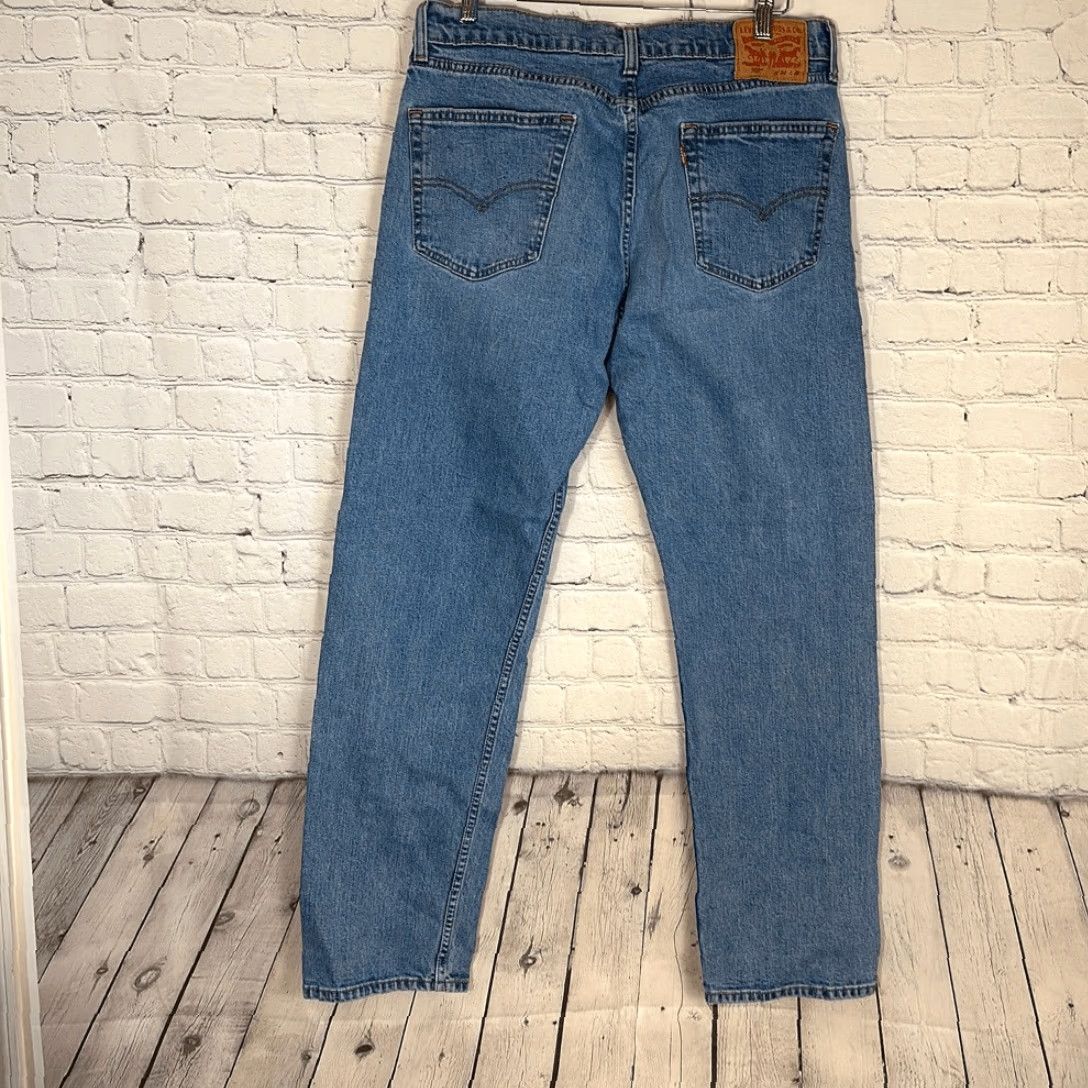 Levi's VINTAGE Levi’s Men’s 505 Jeans Straight Leg 34x30 Blue 34 Inseam 30 Mens Jeans Size US 34 / EU 50 - 5 Thumbnail