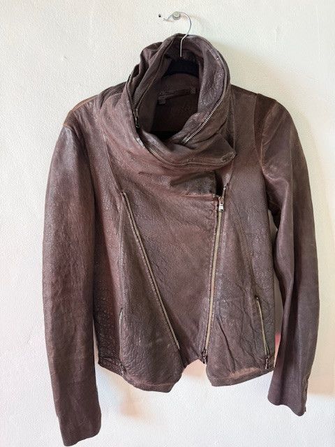 Donna Karan Leather short Jacket Size M / US 6-8 / IT 42-44 - 1 Thumbnail