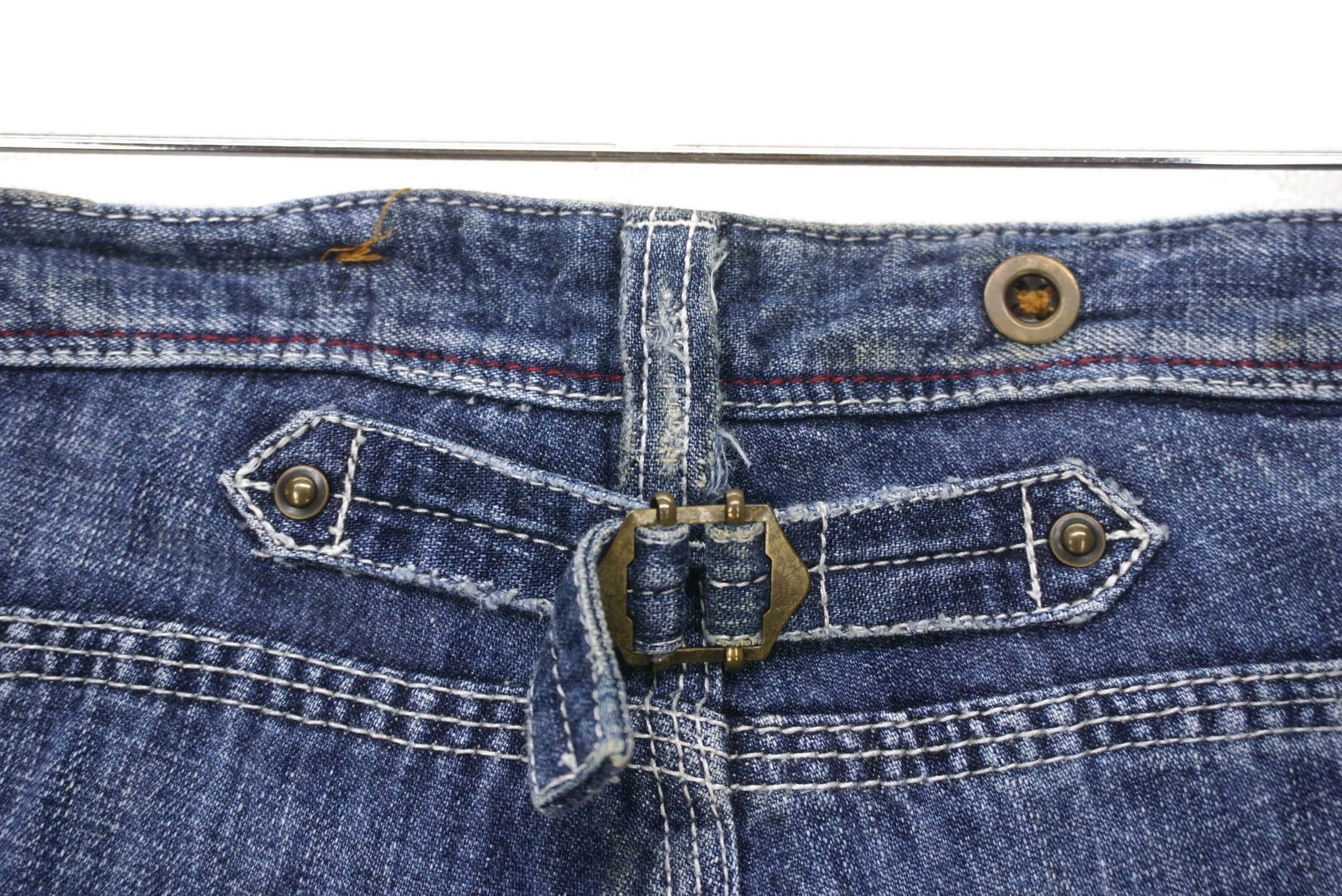 Japanese Brand Back Number Jeans fit W29xL34 Low-Rise Bootcut Baker Denim Size US 28 / EU 44 - 9 Thumbnail