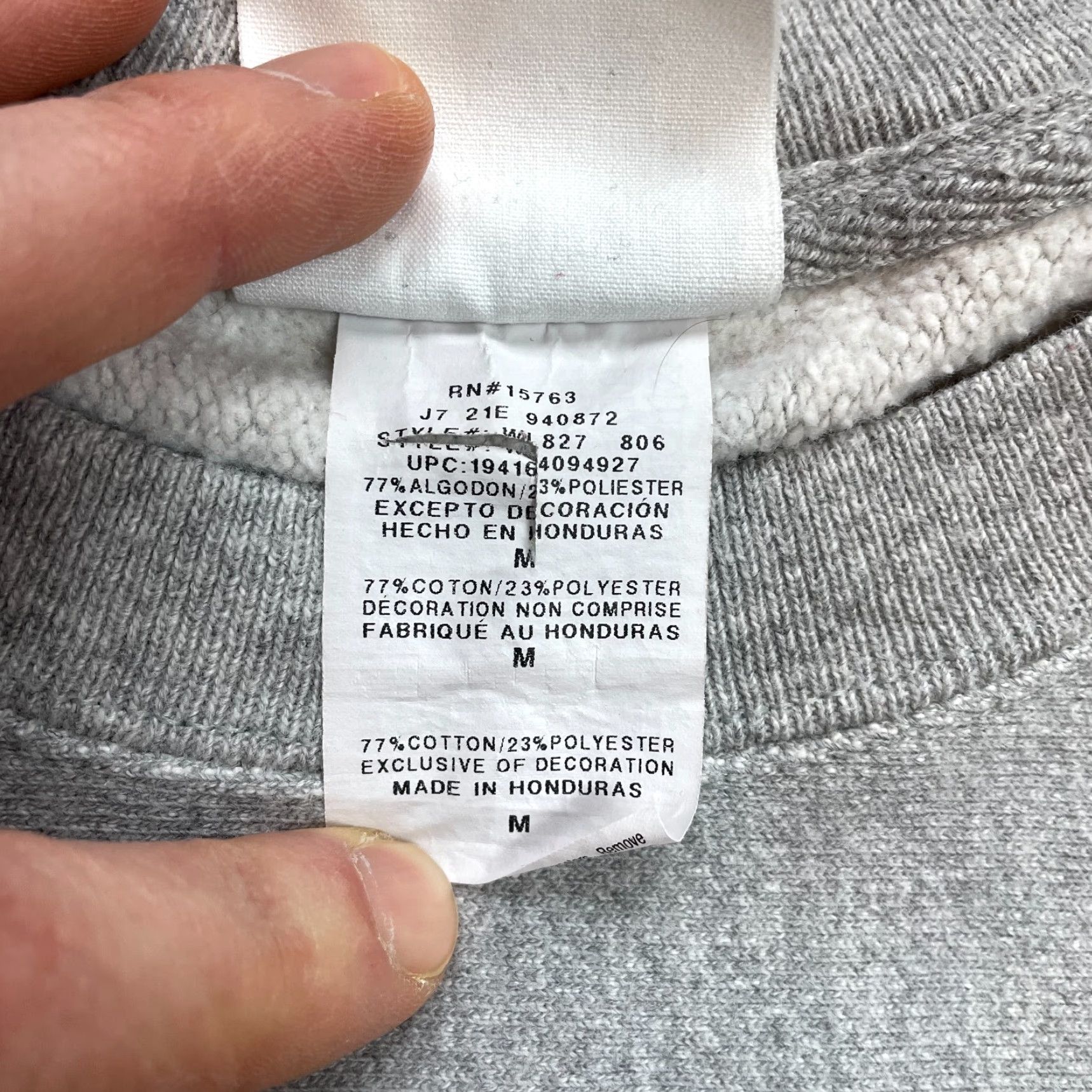 Champion VINTAGE Champion Sweatshirt Womens M Gray Pullover Reverse Weave Cropped Retro Size M / US 6-8 / IT 42-44 - 3 Thumbnail