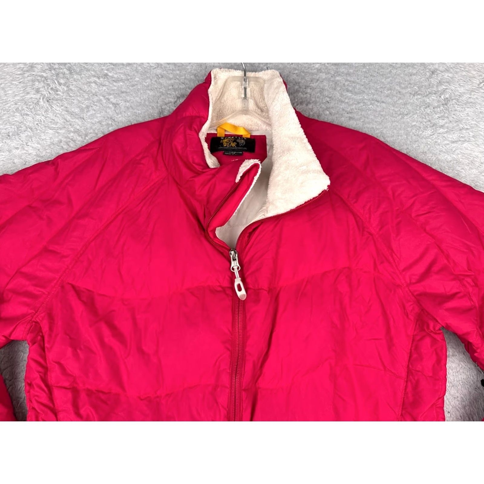 Mountain Hardwear Mountain Hardwear Jacket Womens Large Pink Puffer Down Insulation Nylon Shell Hooded Full Zip Medium-Length Sleeve Size L / US 10 / IT 46 - 4 Thumbnail